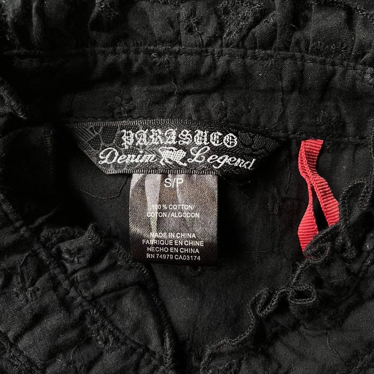 Japanese Brand Parasuco Denim Legend Y2K Punk Sleeveless fitted top Size S / US 4 / IT 40 - 11 Thumbnail
