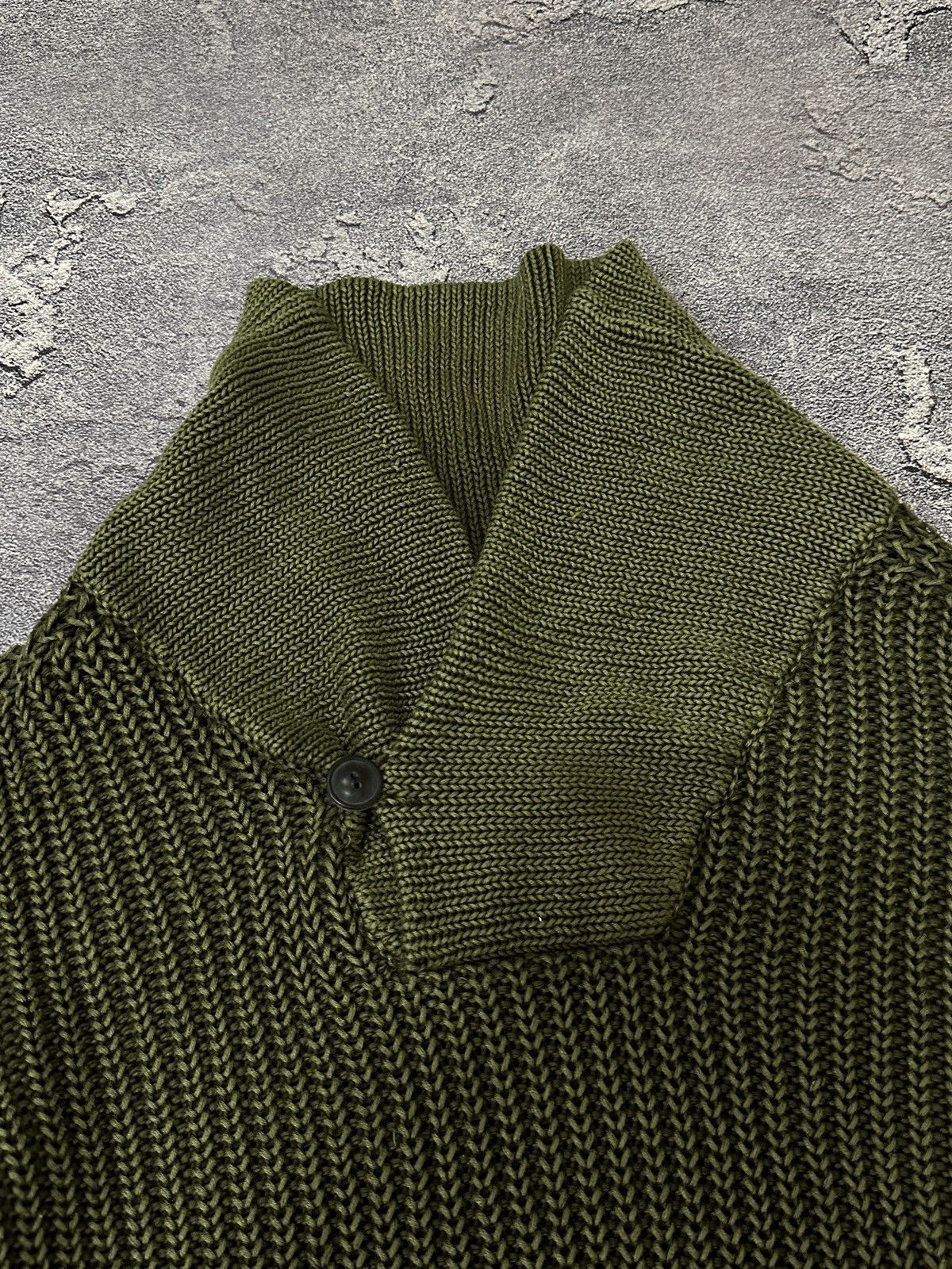 Polo Ralph Lauren × Vintage Vintage Ralph Lauren Polo Jean Company Olive Green Sweater Size US L / EU 52-54 / 3 - 4 Thumbnail