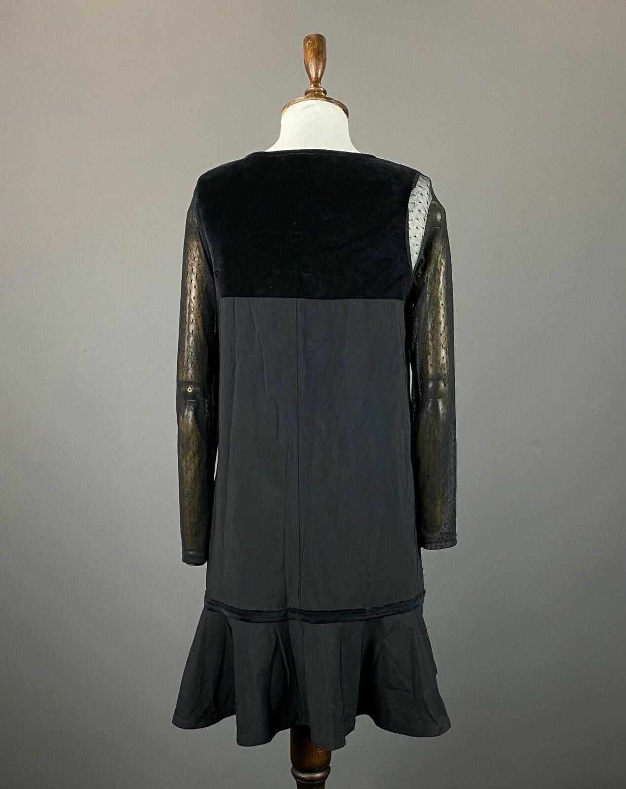 Maloja Ladies Maloka Black Long Sleeve Mesh Kne Lenght Dress Size 3 Size M / US 6-8 / IT 42-44 - 4 Thumbnail