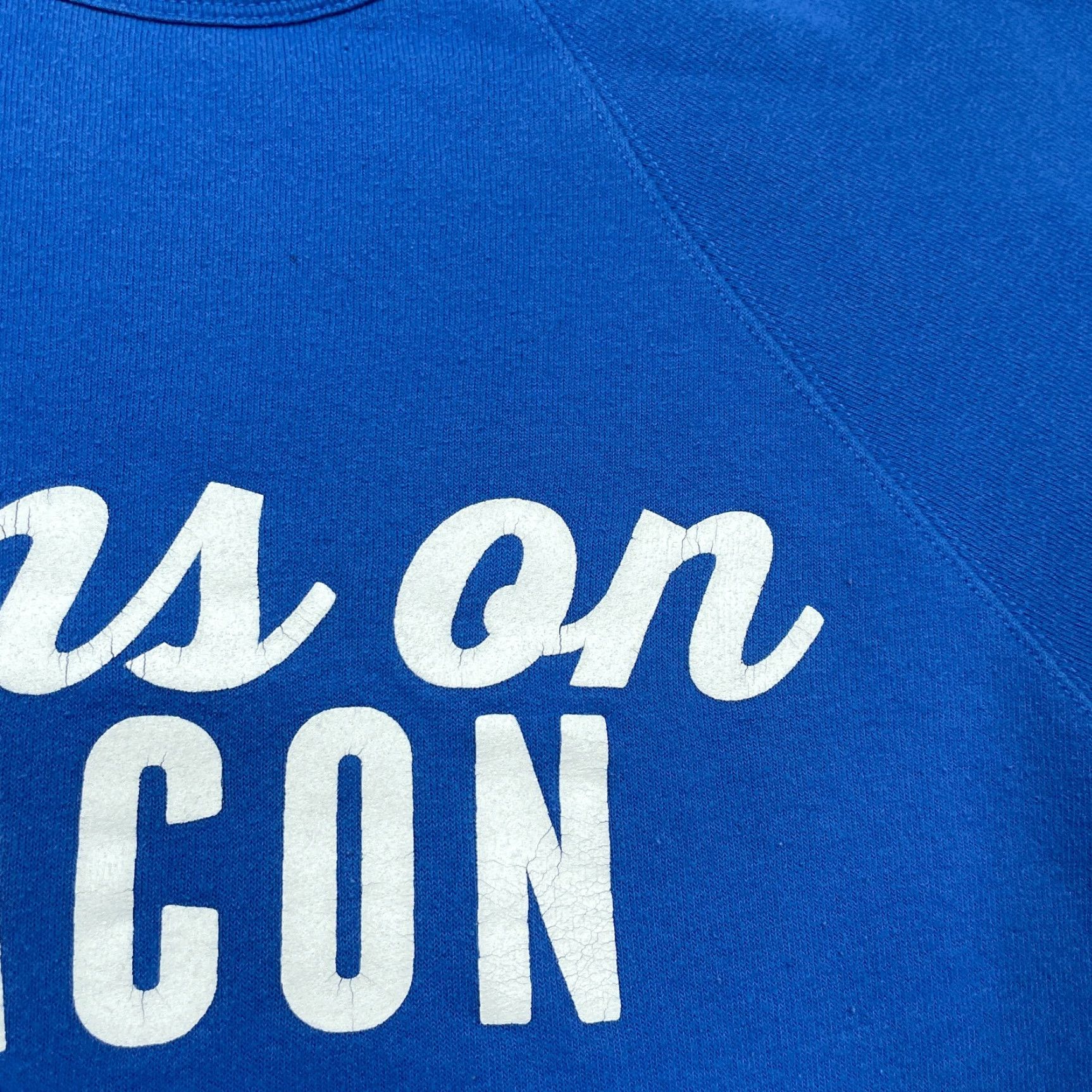 Vintage VINTAGE Bacon Sweatshirt Mens Large Blue Pullover Joke Comedy Meat Adult 90s Size US L / EU 52-54 / 3 - 3 Thumbnail