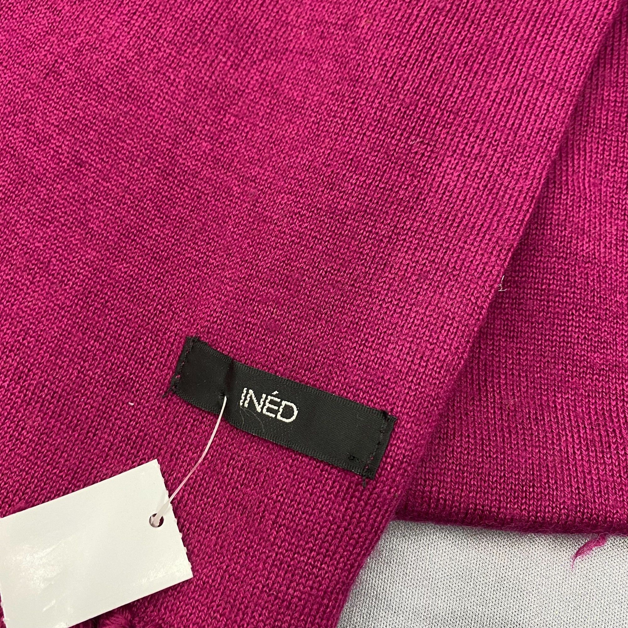 Yohji Yamamoto Vintage Ined by Yohji Yamamoto Scarf Muffler Wool Scarves Size ONE SIZE - 4 Thumbnail
