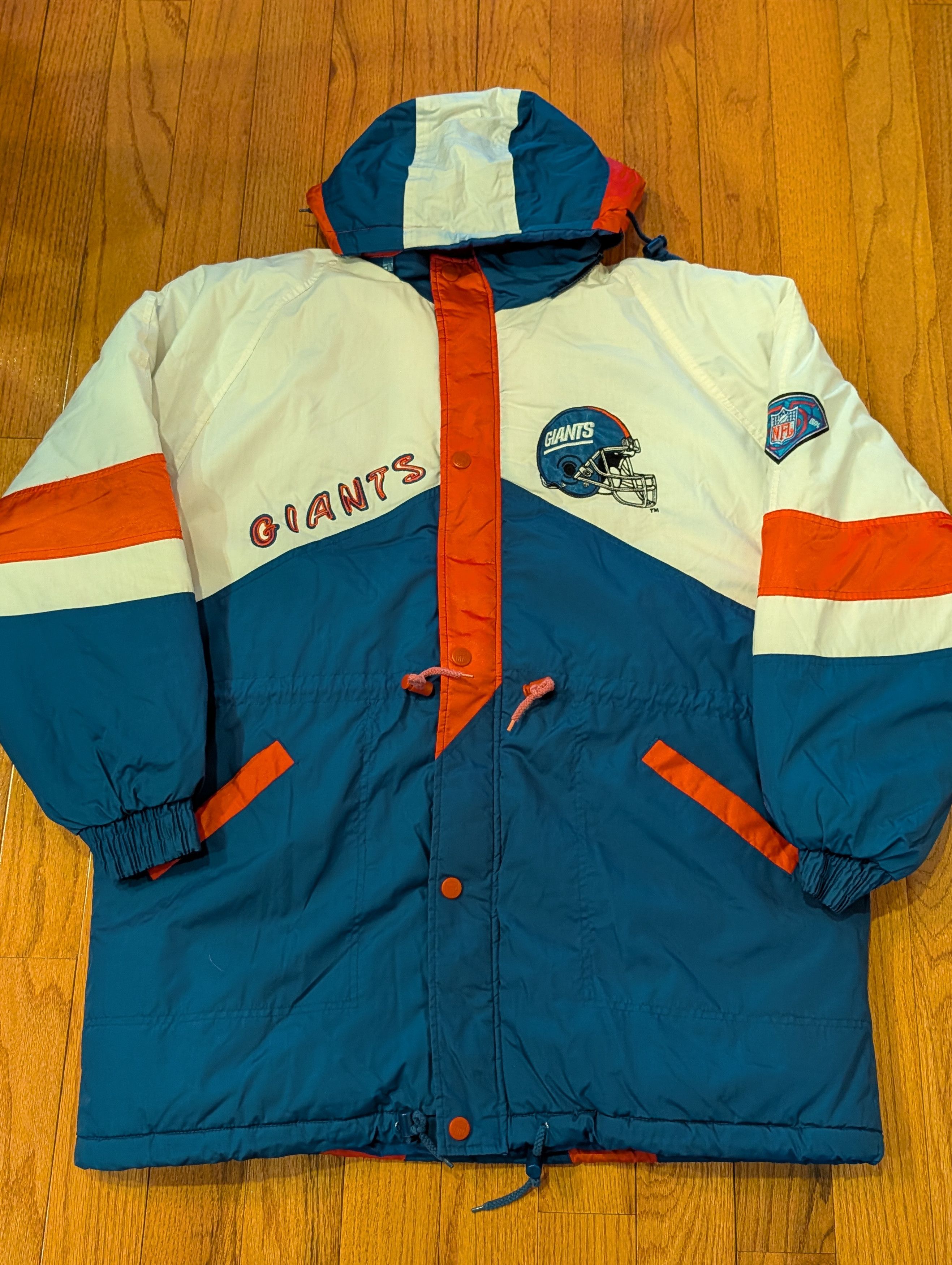 Pro Player Vtg 90s New York Giants Starter Pro Line Puffer Jacket Logo Size US XL / EU 56 / 4 - 7 Thumbnail