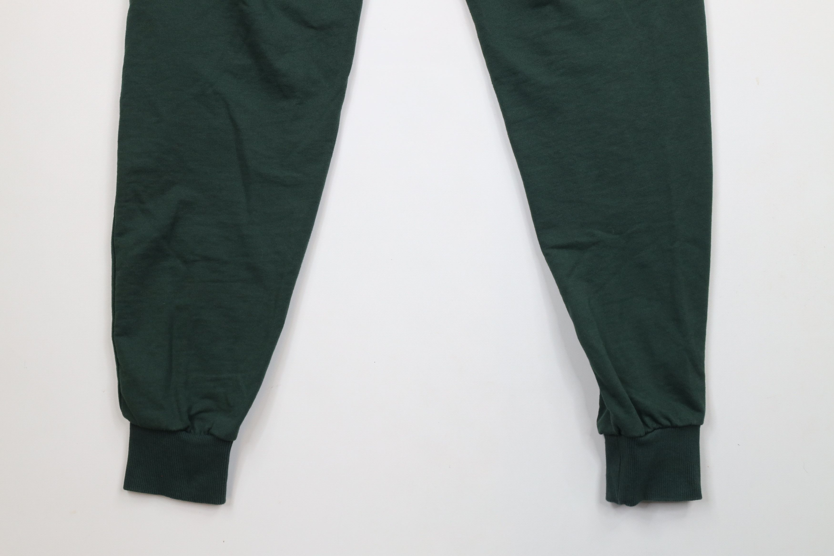 Gymshark × Vintage Gymshark Logo French Terry Cuffed Sweatpants Joggers Green Size 30 - 11 Thumbnail