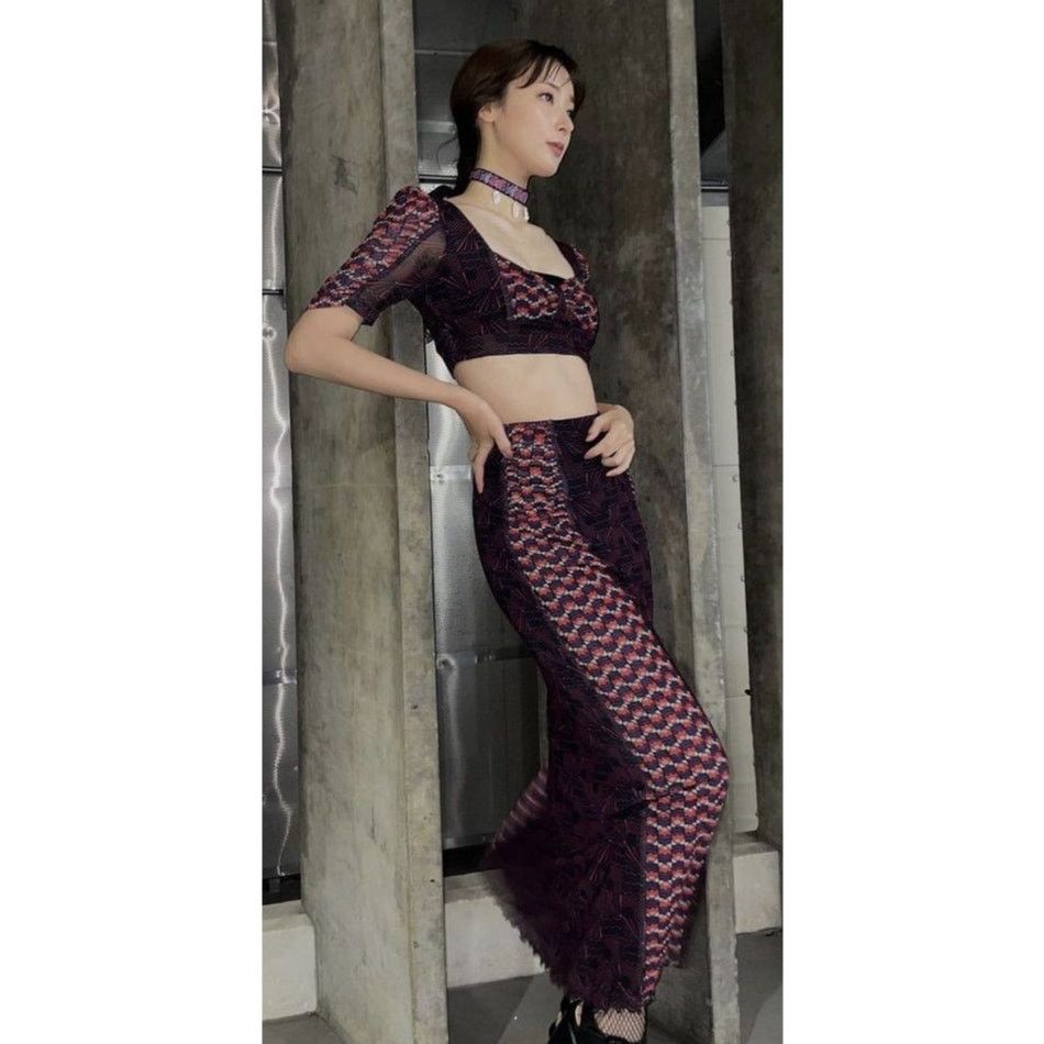 Free People New FREE PEOPLE Anna Sui Sunburst And Tulips Set $689 Sz M Size 30" / US 8 / IT 44 - 1 Thumbnail