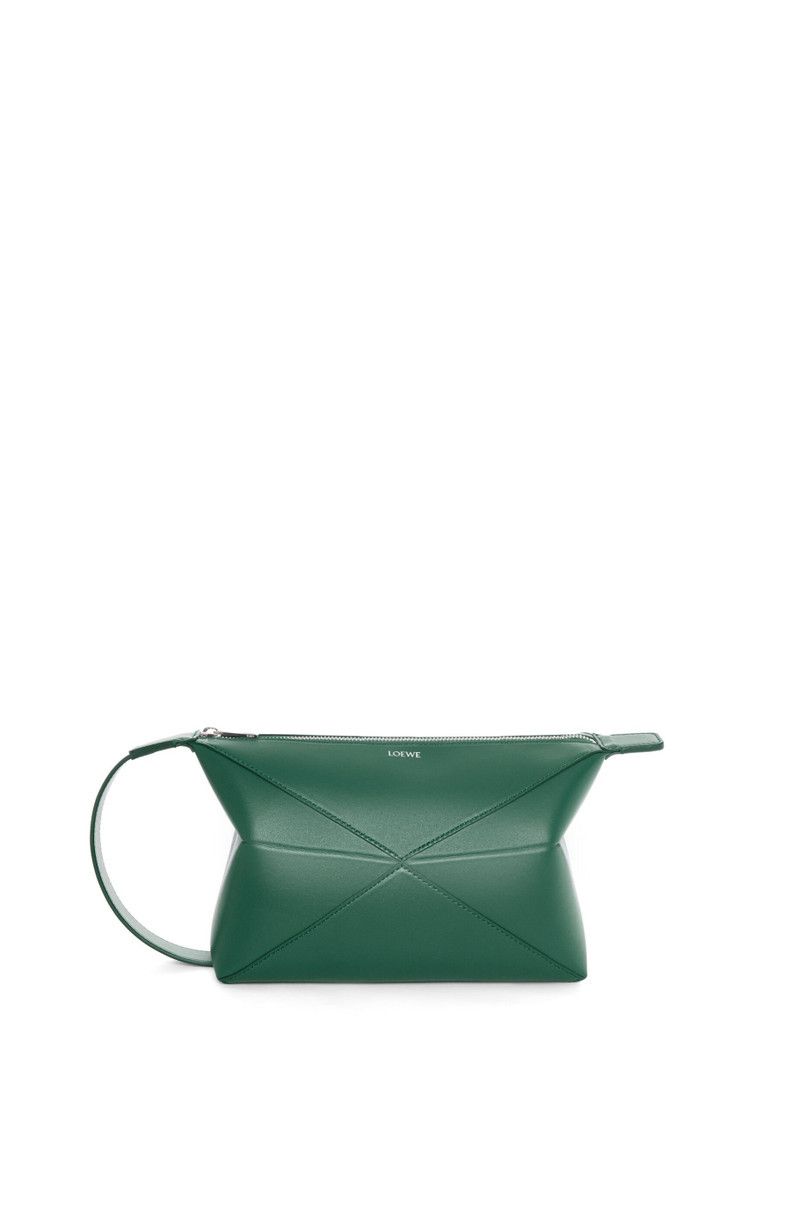 Loewe o1in1g0426 Size: OS/ Puzzle Fold Wash Bag in Evergreen Size ONE SIZE - 1 Thumbnail
