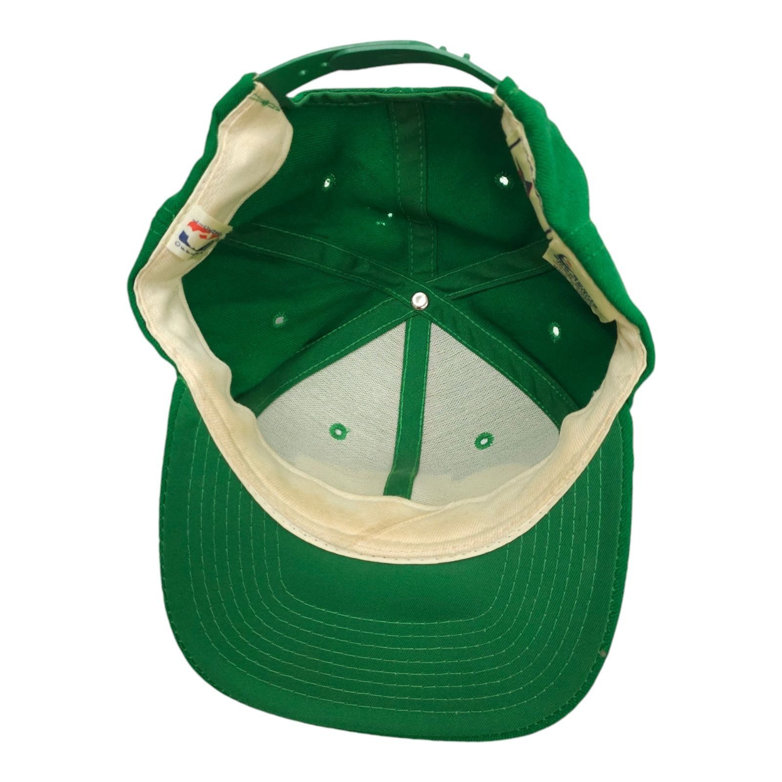 Sports Specialties Boston Celtics Script Cap Vtg 90s READ Moth Holes Snapback Size ONE SIZE - 5 Thumbnail