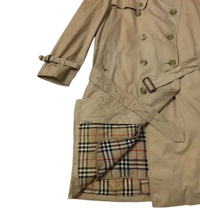 Burberry Burberrys Double Breasted Nova Check Trench Coat Size US M / EU 48-50 / 2 - 6 Thumbnail
