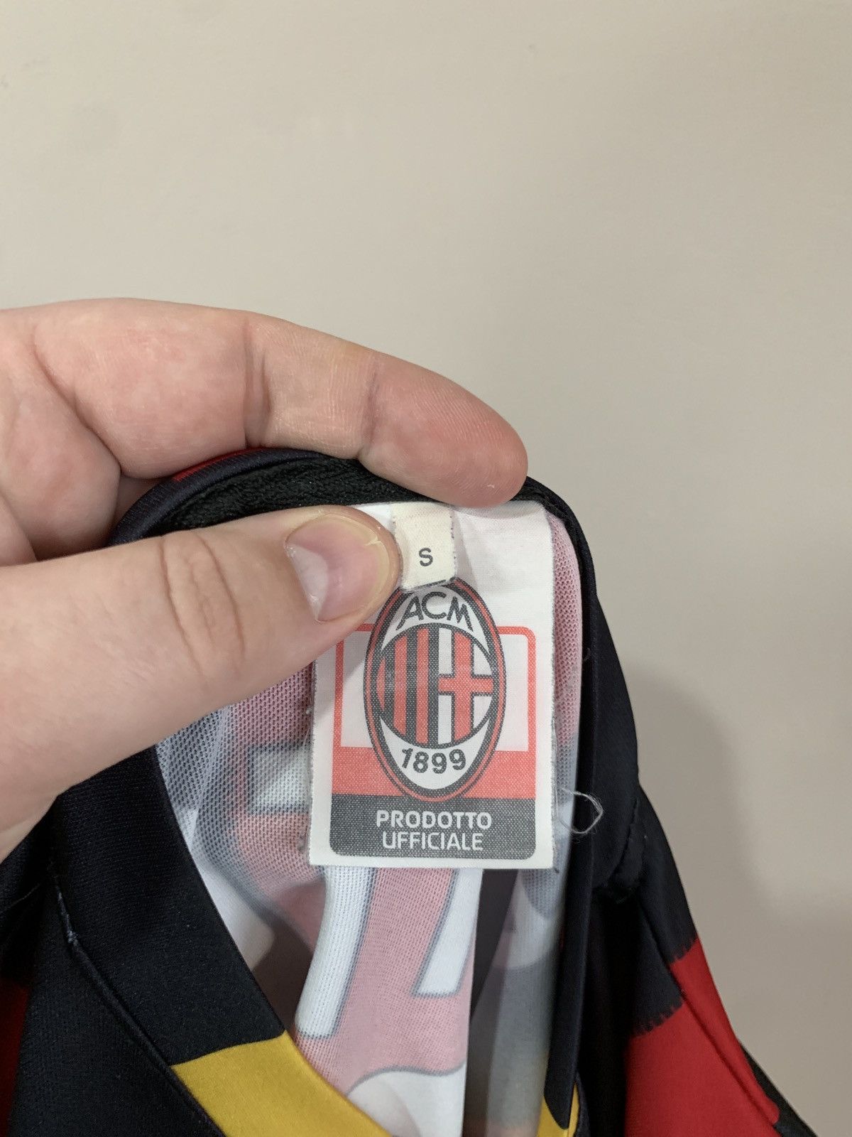 Vintage Ac Milan Home Football Shirt Vintage Soccer Jersey PATO #7 Size US S / EU 44-46 / 1 - 6 Thumbnail