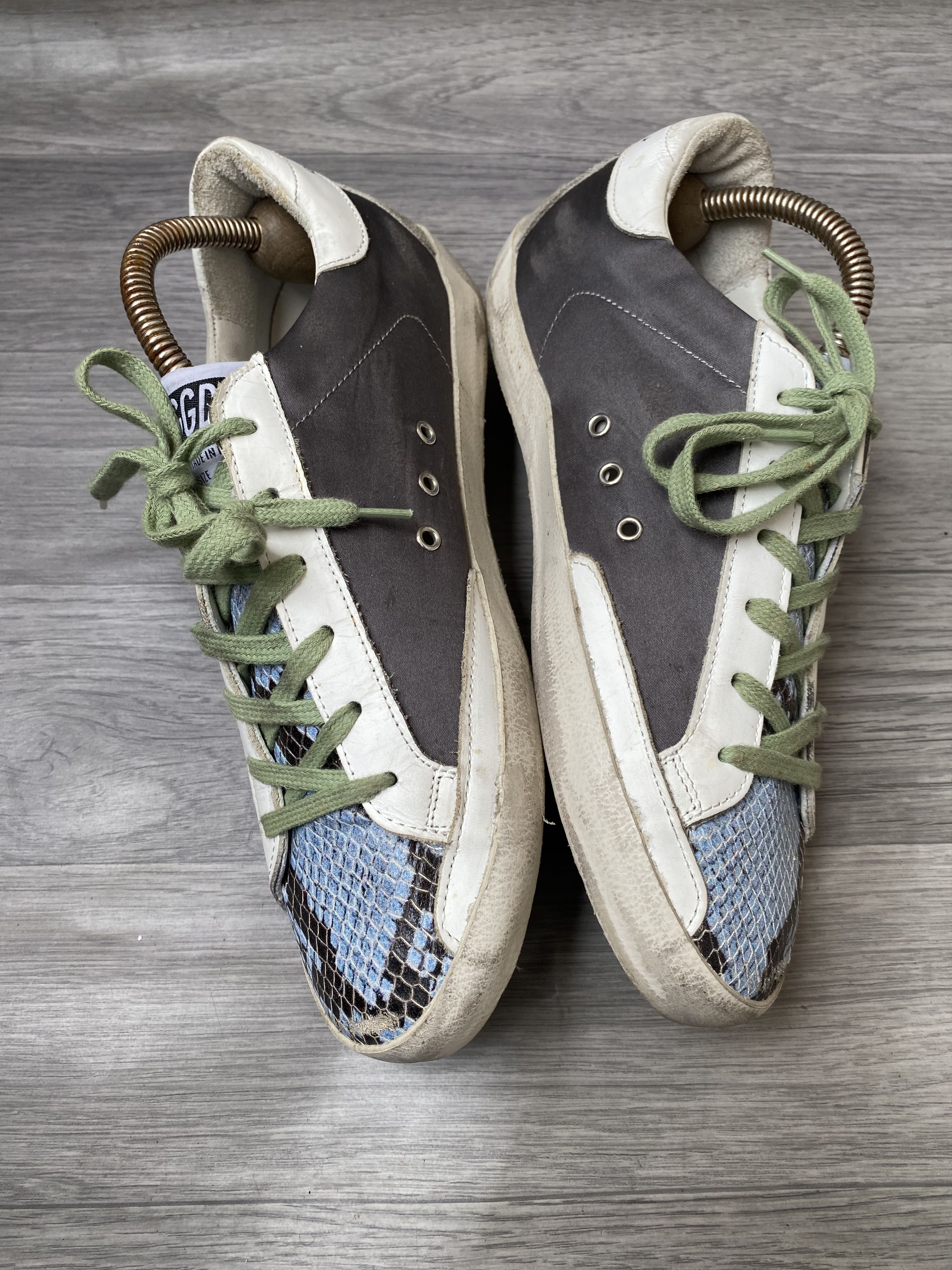 Golden Goose Golden goose superstar colourful low snake print sneakers Size US 9 / IT 39 - 12 Thumbnail