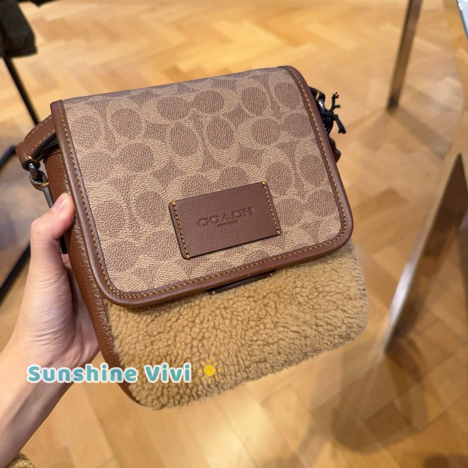 Coach NWT COACH Lucas Crossbody Bag Signature Gunmetal CDC33 Size ONE SIZE - 1 Thumbnail