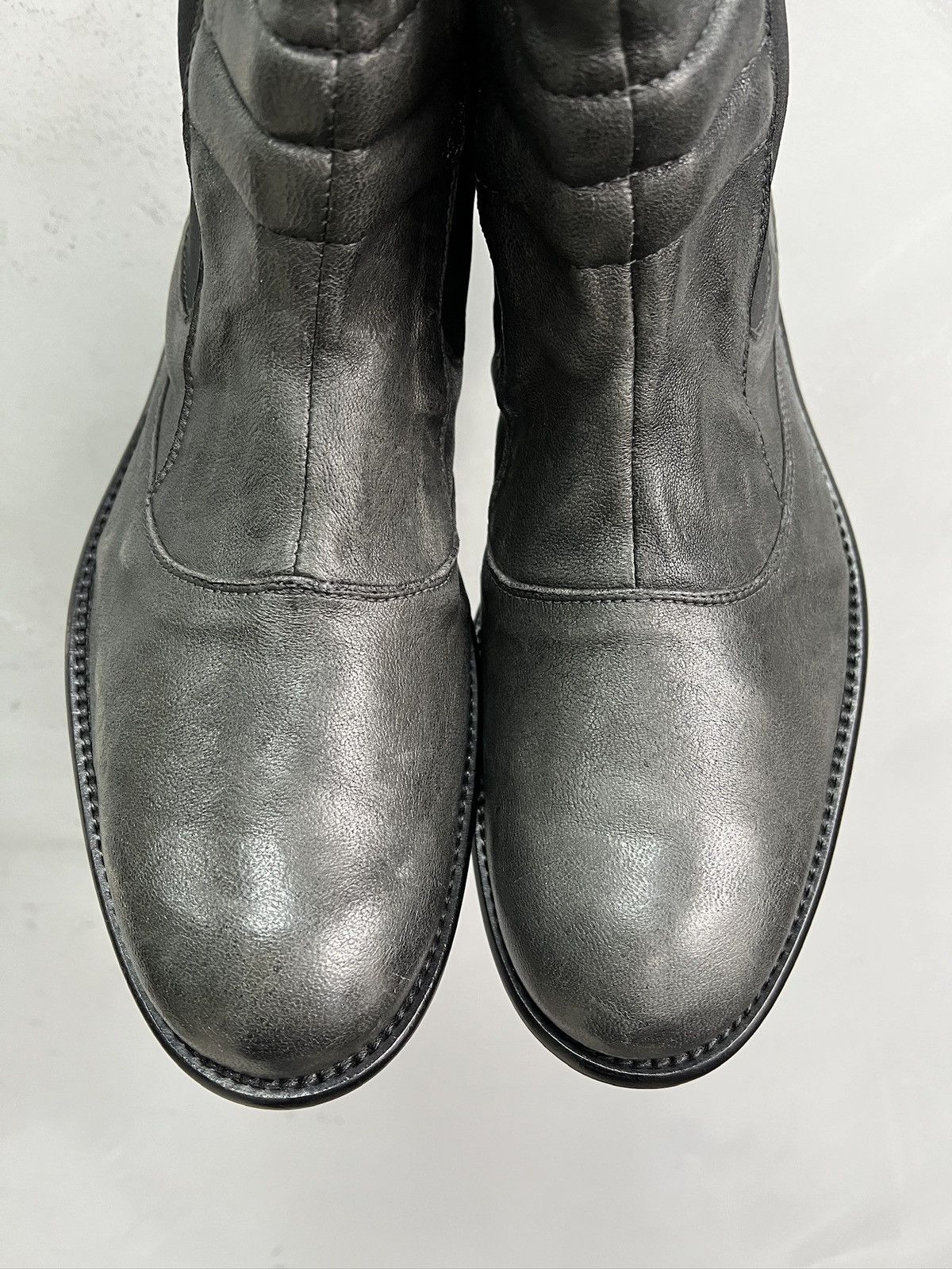 DAVID NAMAN Avat garde David Naman leather chelsea boots 90s Size US 12 / EU 45 - 9 Thumbnail