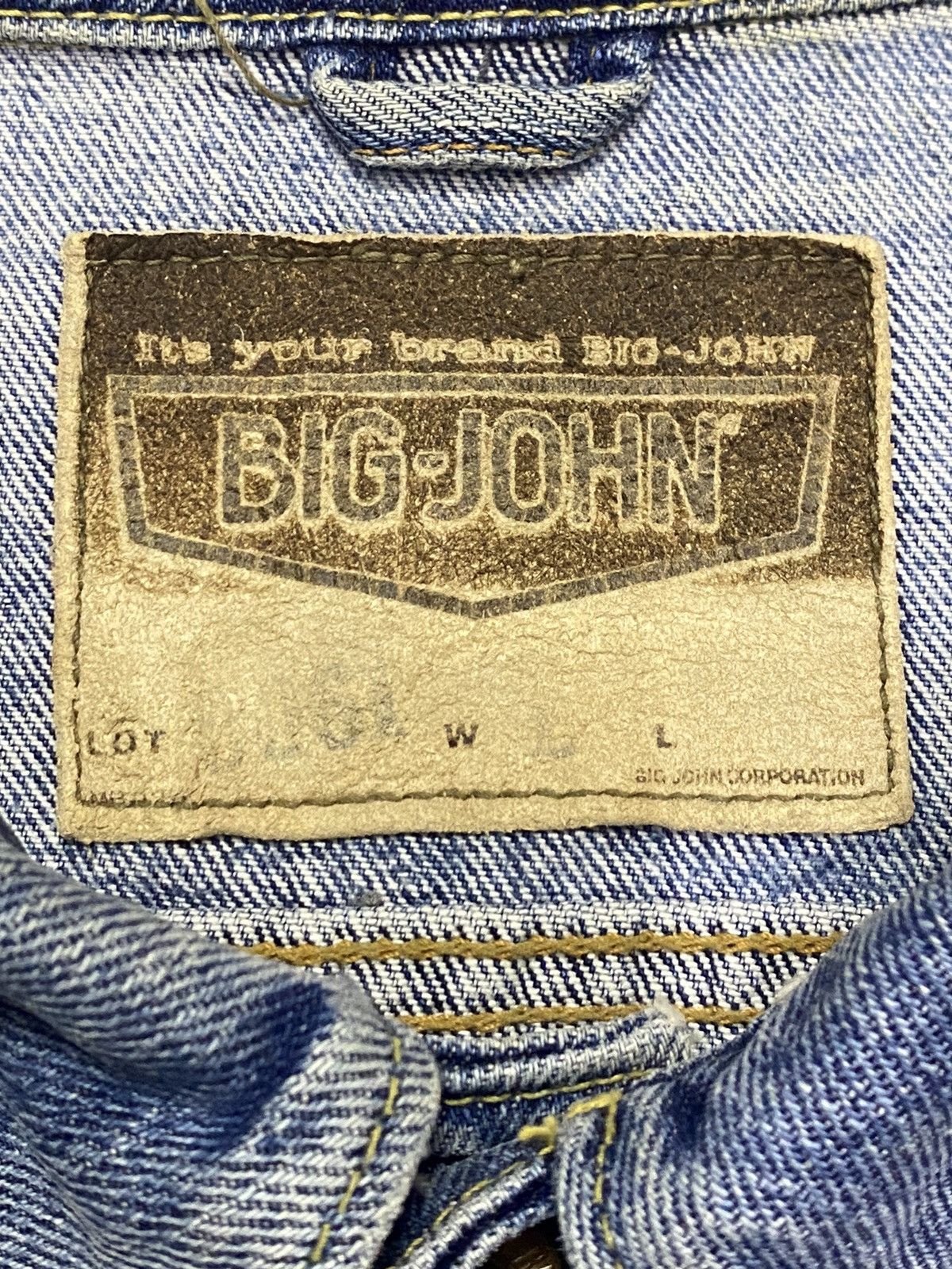 Big John Vintage Big John 1980s Selvedge Grunge Denim Jacket Jeans Size US S / EU 44-46 / 1 - 8 Thumbnail