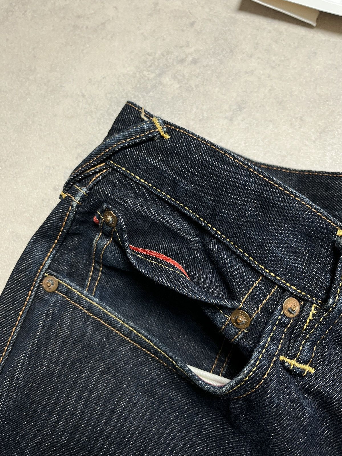 Evisu Evisu Daicock Script Logo Selvedge Denim Jeans Size US 34 / EU 50 - 11 Thumbnail