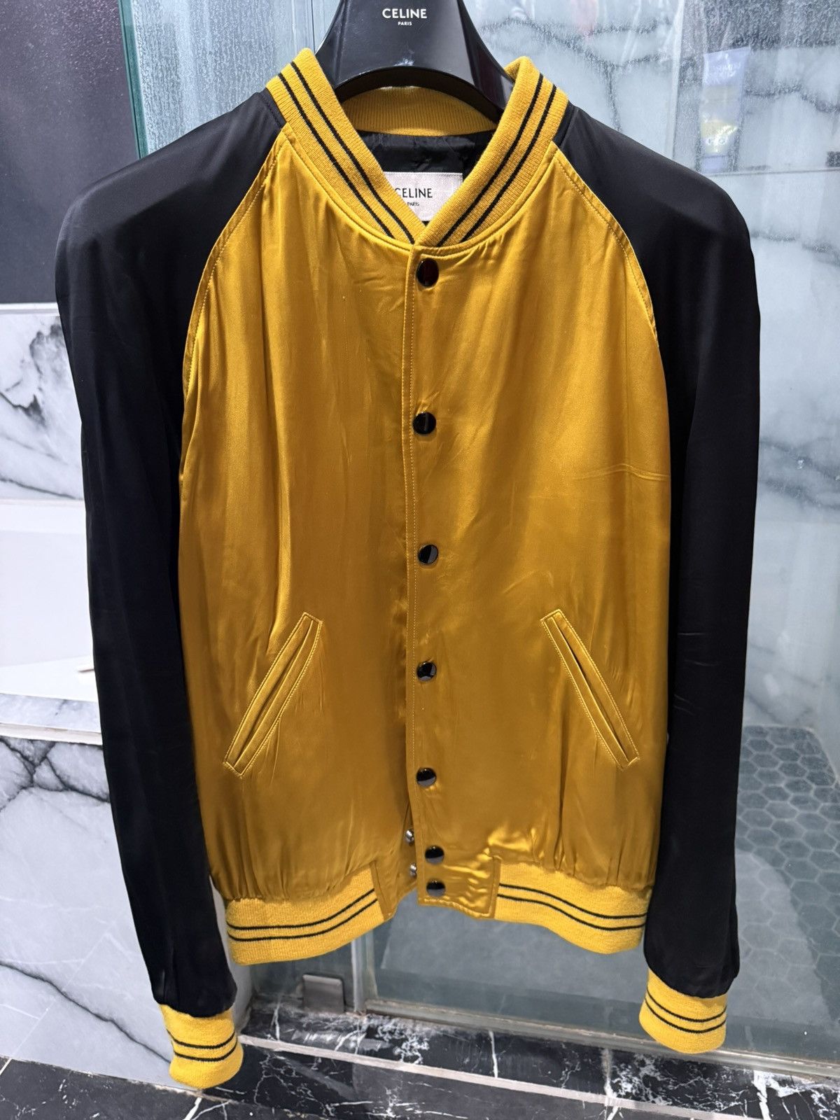 Celine Celine Jacket in Satin Size US L / EU 52-54 / 3 - 2 Thumbnail