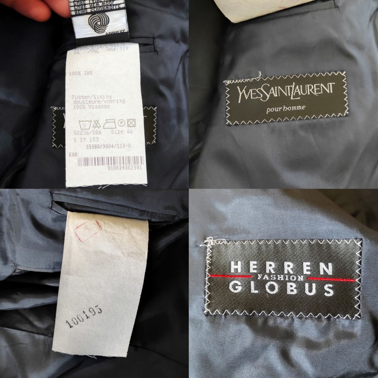 Japanese Brand × Yves Saint Laurent YSL Yves Saint Laurent Blazer Size S or 46 Checkered Size 36R - 8 Thumbnail