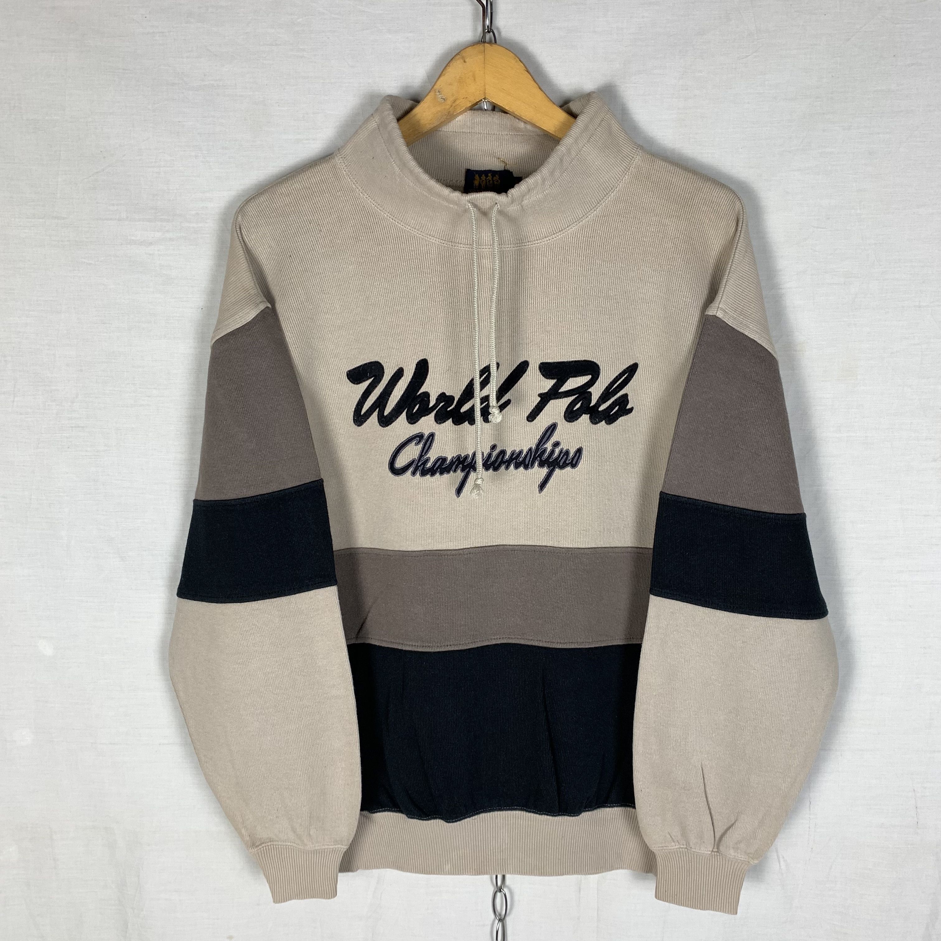 Vintage Vintage World Polo Championships Sweatshirt Crewneck Size US M / EU 48-50 / 2 - 1 Thumbnail