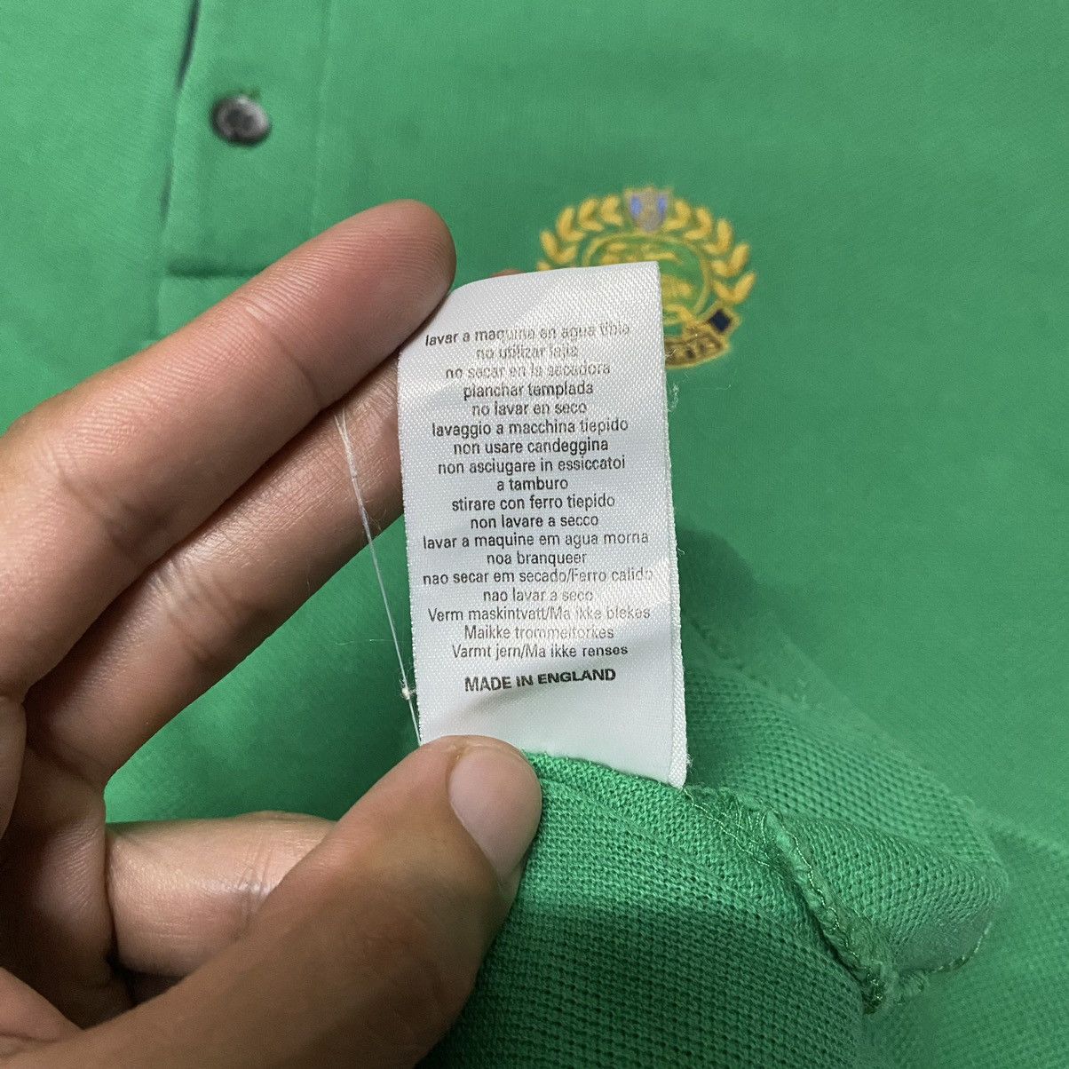 Burberry Vintage Burberrys Polo T Shirt Made in England Size US M / EU 48-50 / 2 - 9 Thumbnail
