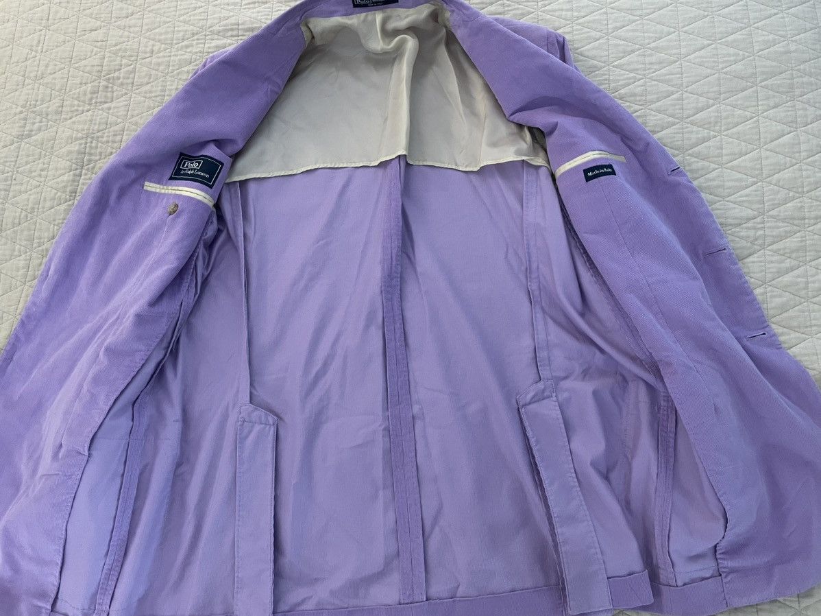 Polo Ralph Lauren × Vintage Fine Wale Corduroy Patch Pocket Jacket Size 44L - 9 Thumbnail