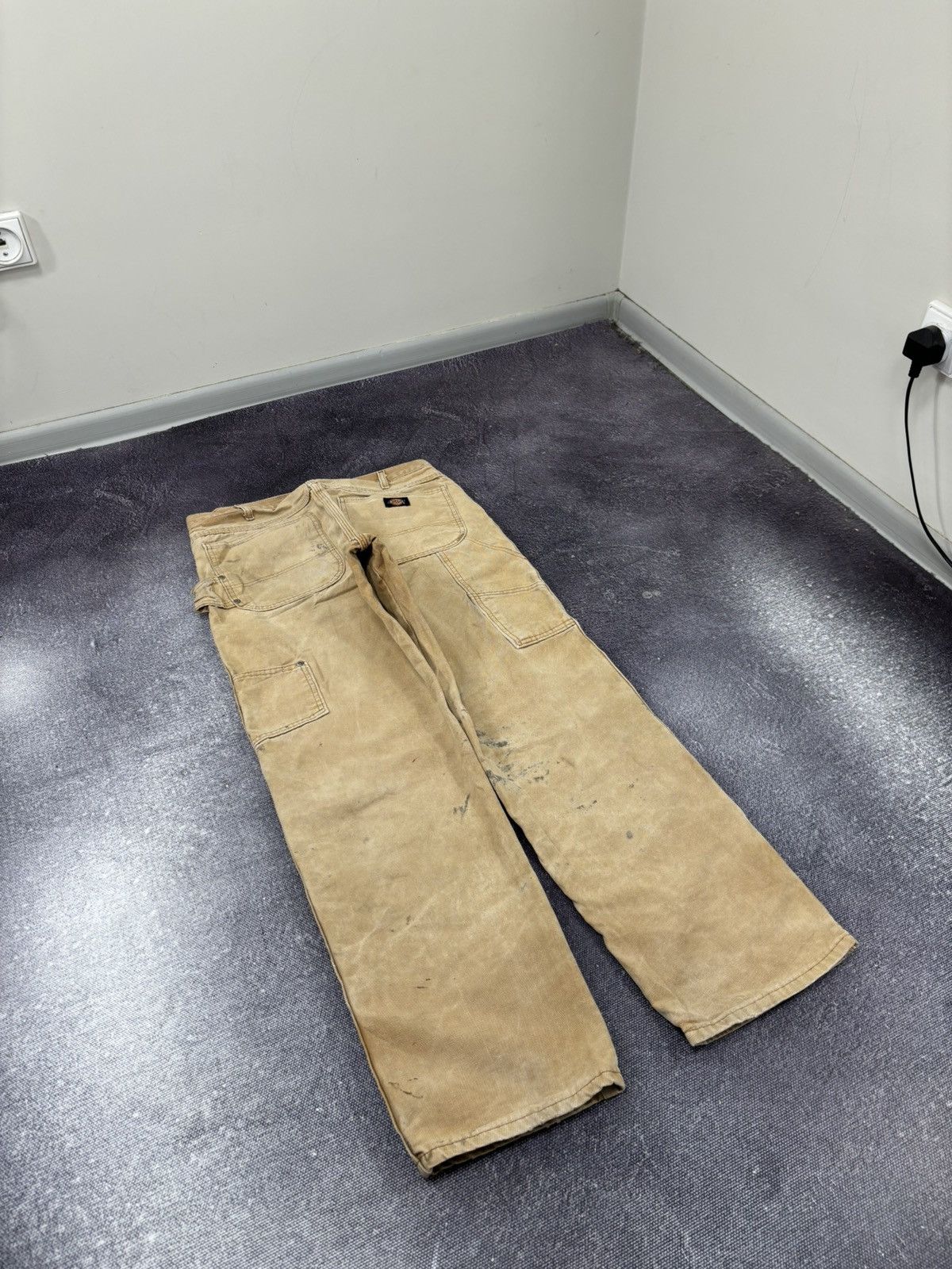 Dickies Vintage Dickies Faded Mustard Y2K Work Hype Pants Jeans Size US 32 / EU 48 - 3 Thumbnail