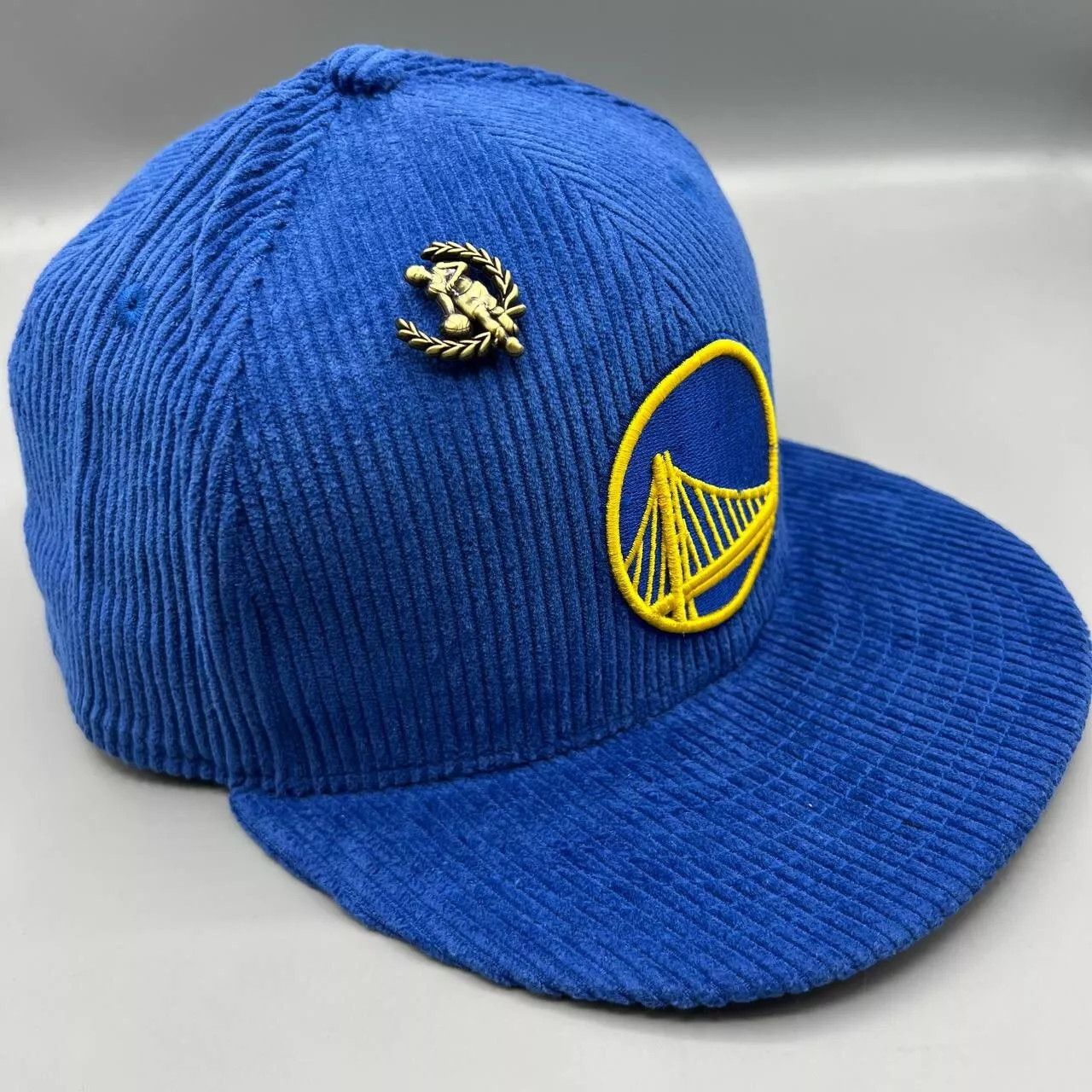 New Era Golden State Warriors Hat Men 7 1/2 Corduroy 59Fifty New Era Size ONE SIZE - 3 Thumbnail
