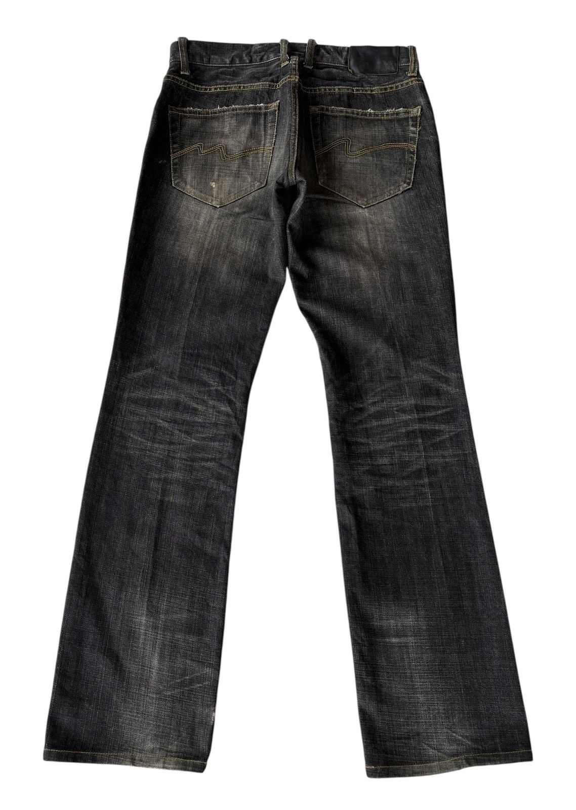 Tornado Mart Vintage Monsieur NICOLE Bootcut Denim Jeans Low Rise Flare Size US 31 - 2 Thumbnail
