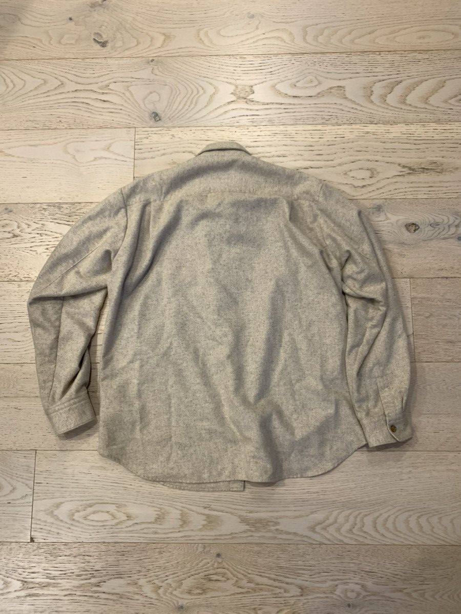 Acne Studios Acne Studios Wool Shirt Beige in L Size US L / EU 52-54 / 3 - 3 Thumbnail