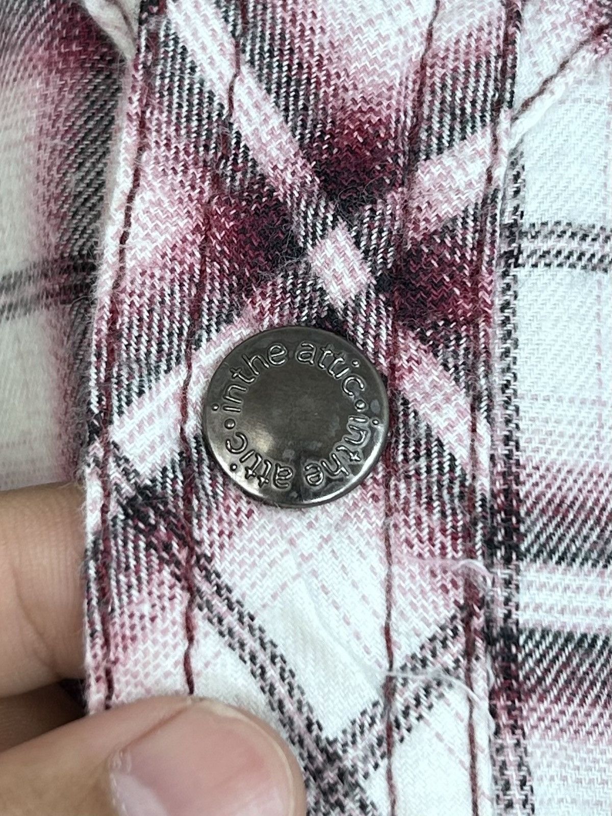 In The Attic Vintage Rare In The Attic Plaid Button Up Shirt Size US L / EU 52-54 / 3 - 8 Thumbnail