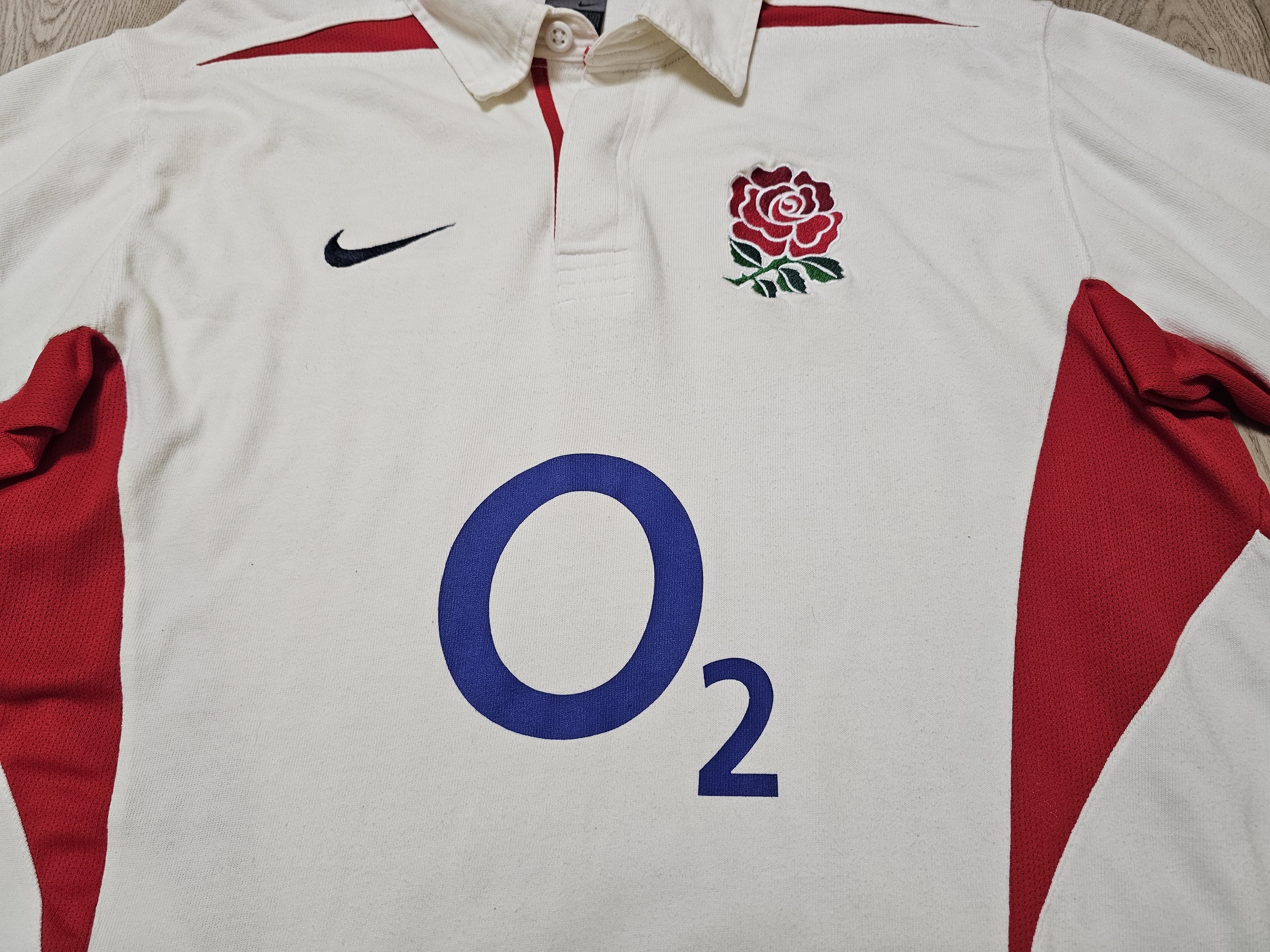 Nike ENGLAND RUGBY JERSEY VINTAGE LONG NIKE SHIRT RUGBY JERSEY O2 Size US L / EU 52-54 / 3 - 3 Thumbnail
