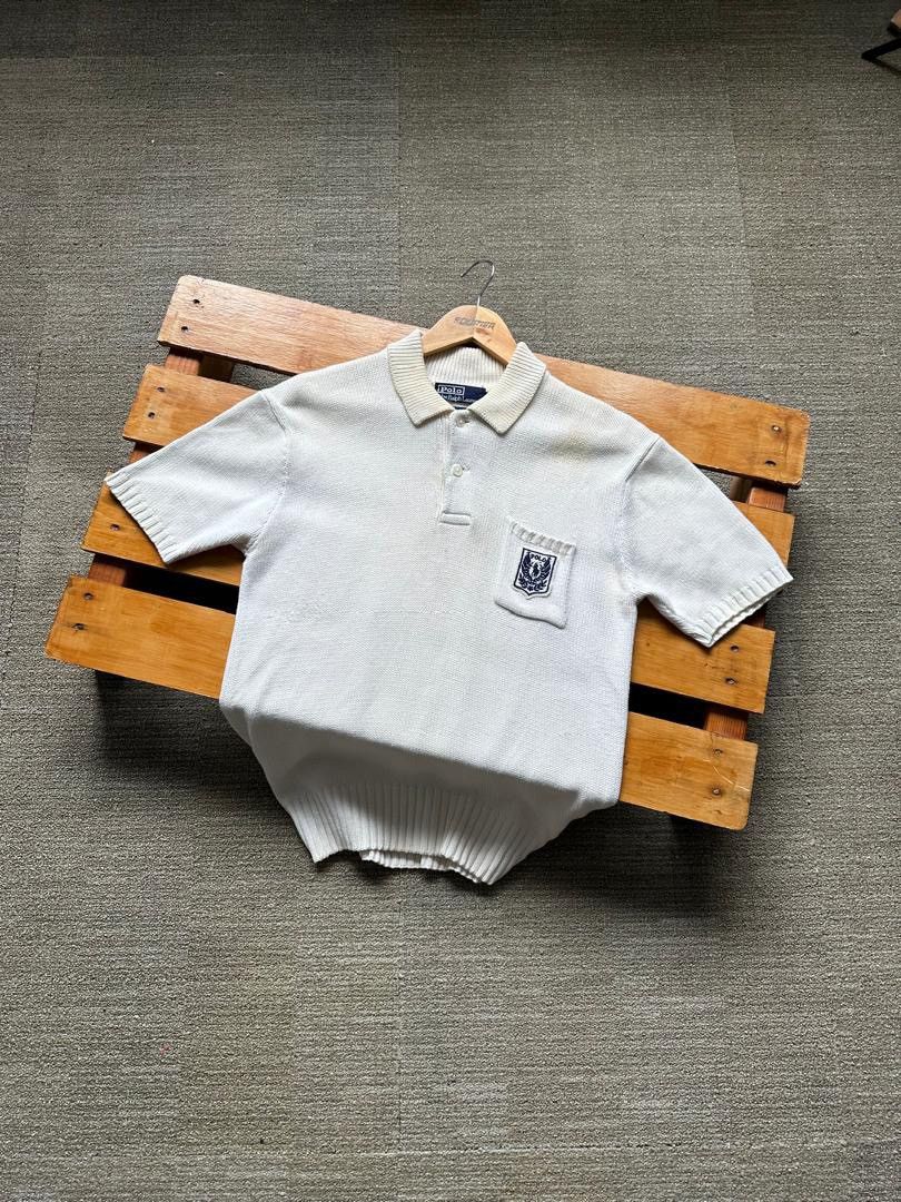 Polo Ralph Lauren VINTAGE POLO RALPH LAUREN KNIT COLLAR Size US M / EU 48-50 / 2 - 1 Thumbnail