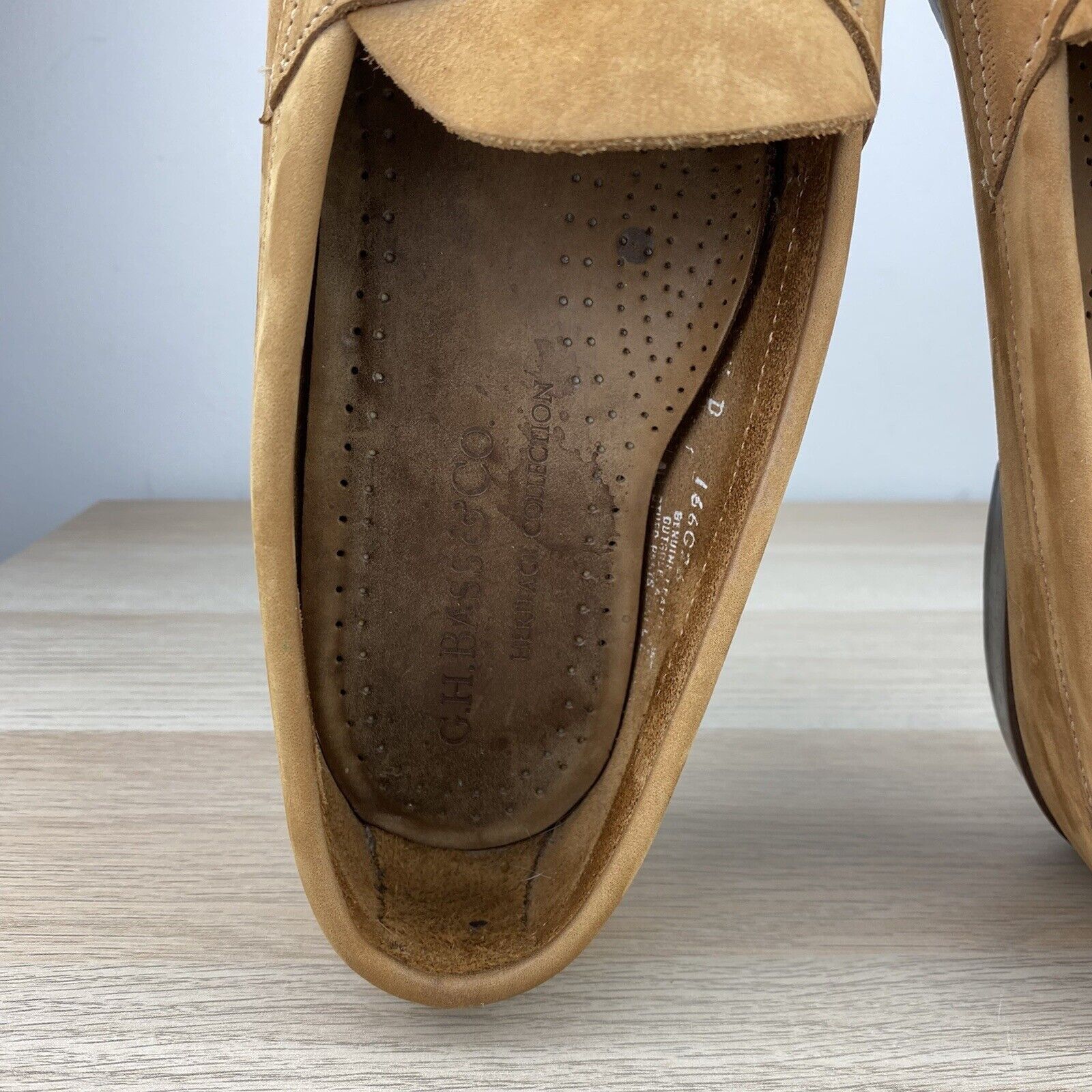 G.H. Bass & Co. GH Bass Mens 11.5D Weejuns Soft Suede Penny Loafers Heritage Size US 11.5 / EU 44-45 - 11 Thumbnail