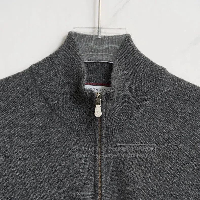Brunello Cucinelli Brunello Cucinelli Men's Half-Zip Sweater. Size US M / EU 48-50 / 2 - 1 Thumbnail