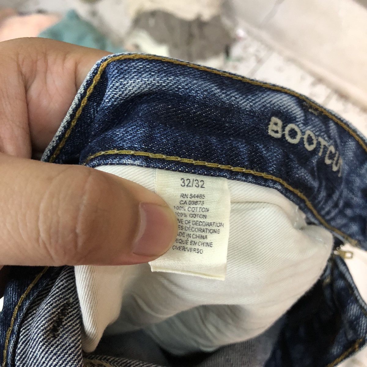American Eagle Outfitters America Eagles Blue Disstressed Denim Pants #7389 Size US 32 / EU 48 - 20 Thumbnail