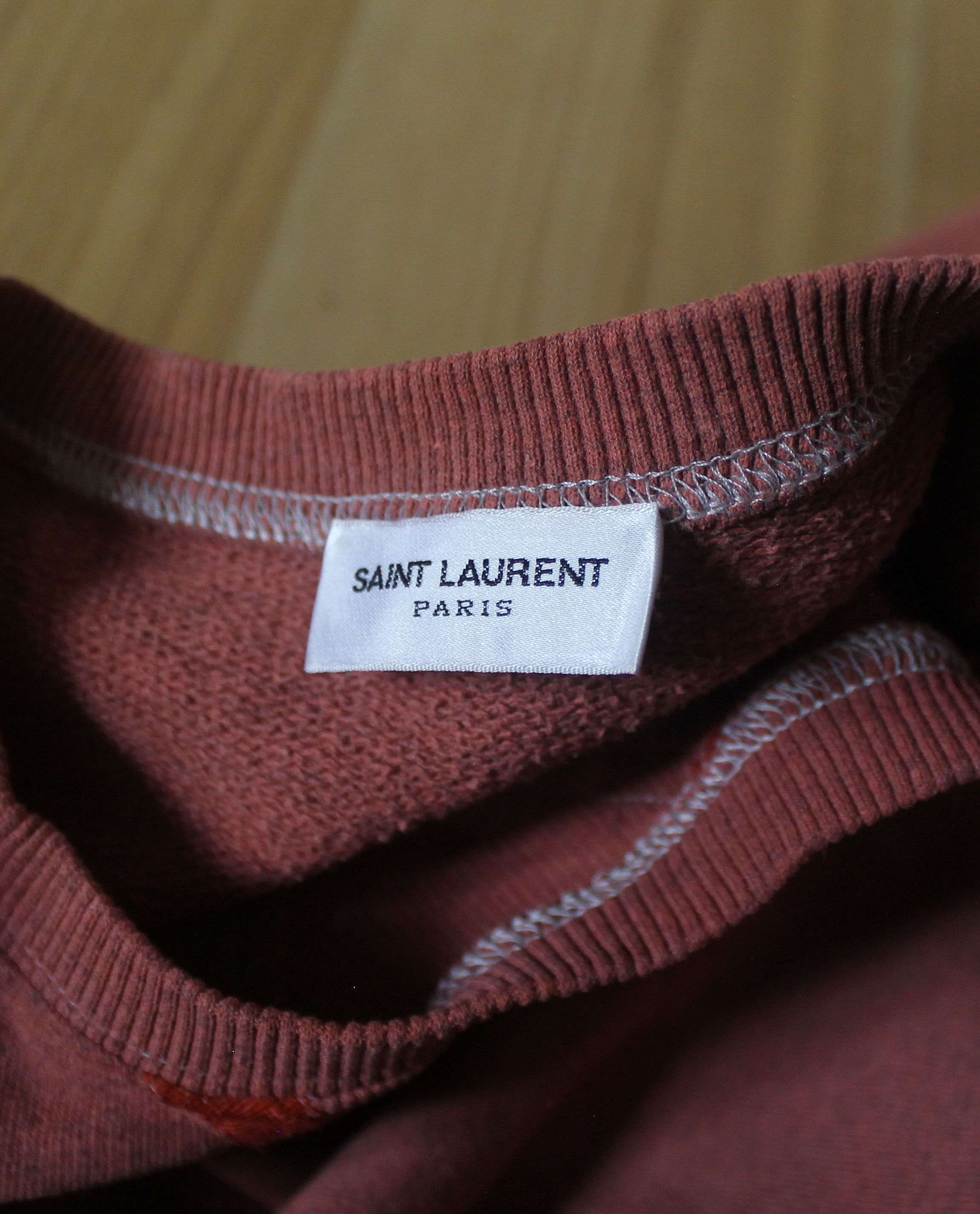 Saint Laurent Paris Saint Laurent Paris Sweatshirt Size US S / EU 44-46 / 1 - 10 Thumbnail