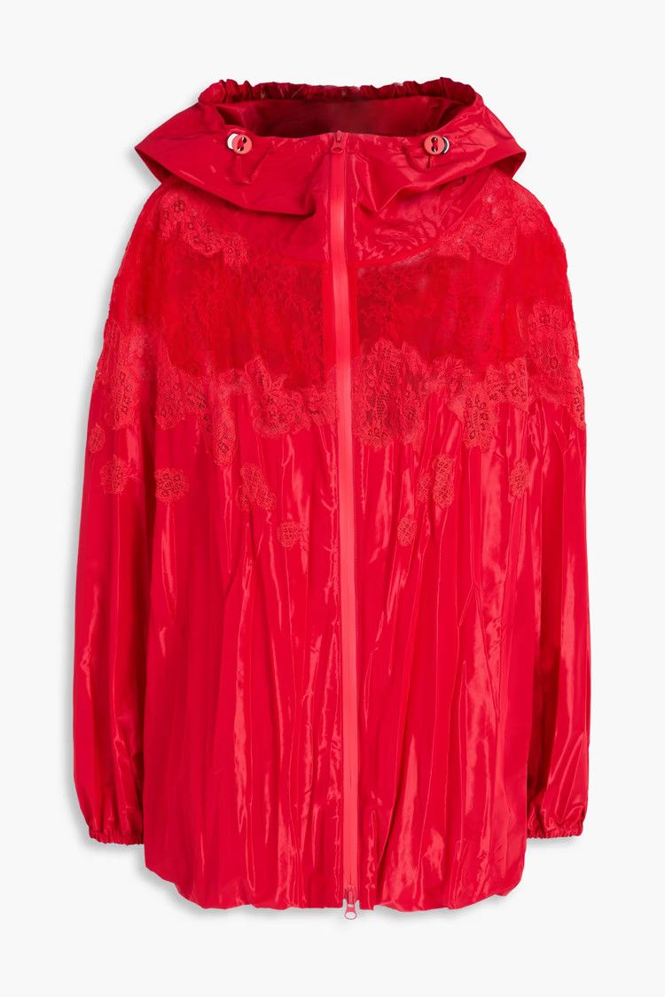 Valentino o1y0226 Windbreaker Jacket in Red Size S / US 4 / IT 40 - 1 Thumbnail