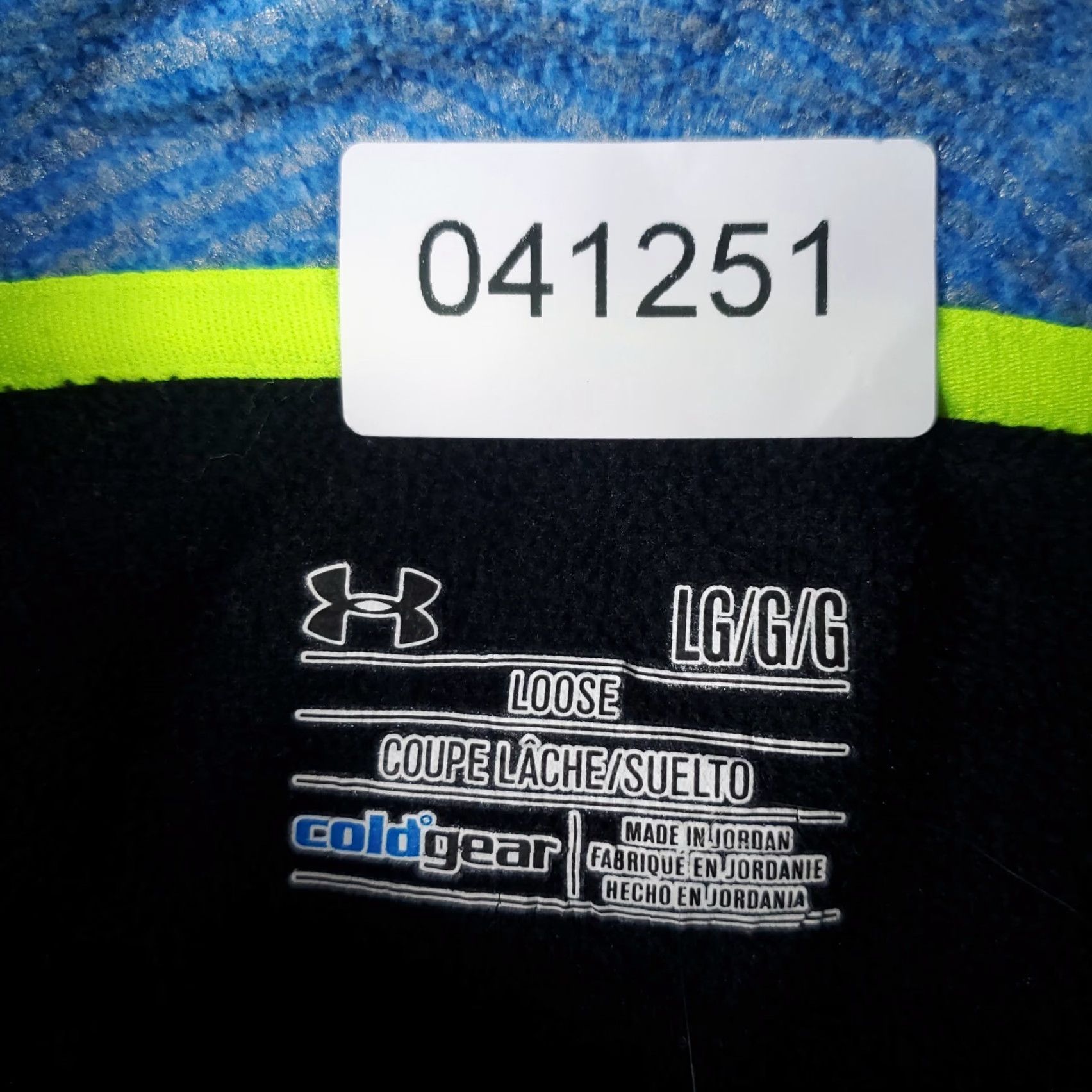 Under Armour Under Armour Sweater Mens Large Blue 1/4 Zip Pullover Sweatshirt Size US L / EU 52-54 / 3 - 8 Thumbnail