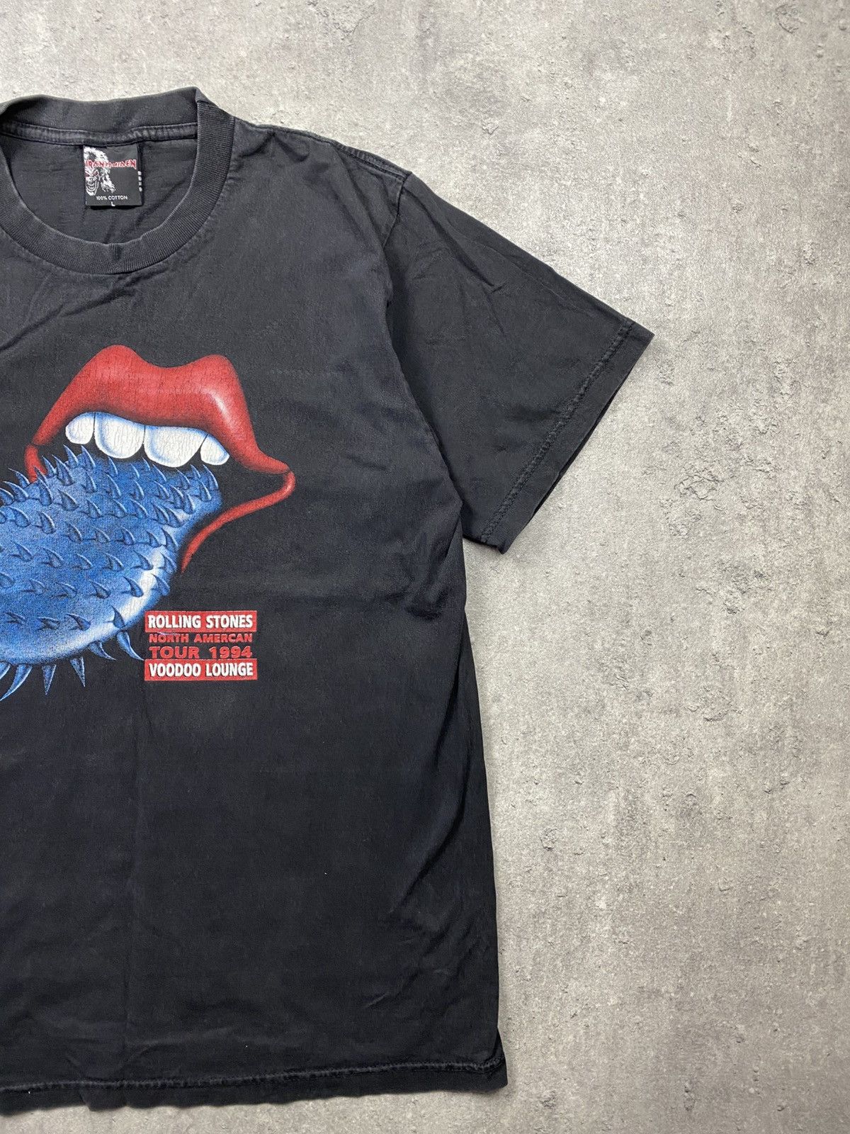 Iron Maiden × The Rolling Stones × Vintage !!!RARE!!! T-shirt Rolling Stones 1994 vintage streetwear Size US L / EU 52-54 / 3 - 3 Thumbnail