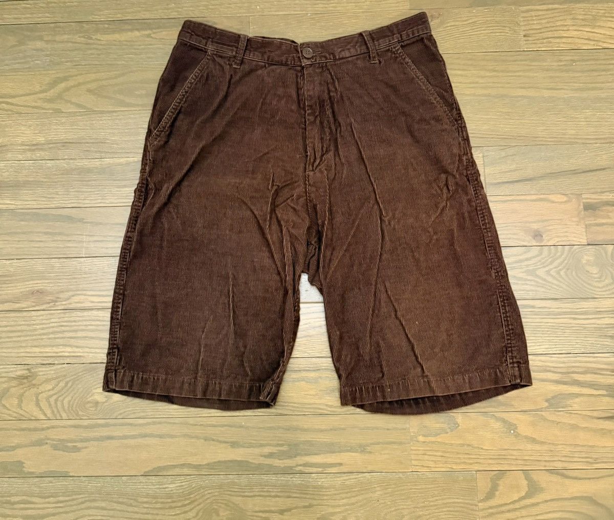 Volcom Vintage Volcom Brown Corduroy Shorts Size US 34 / EU 50 - 2 Thumbnail
