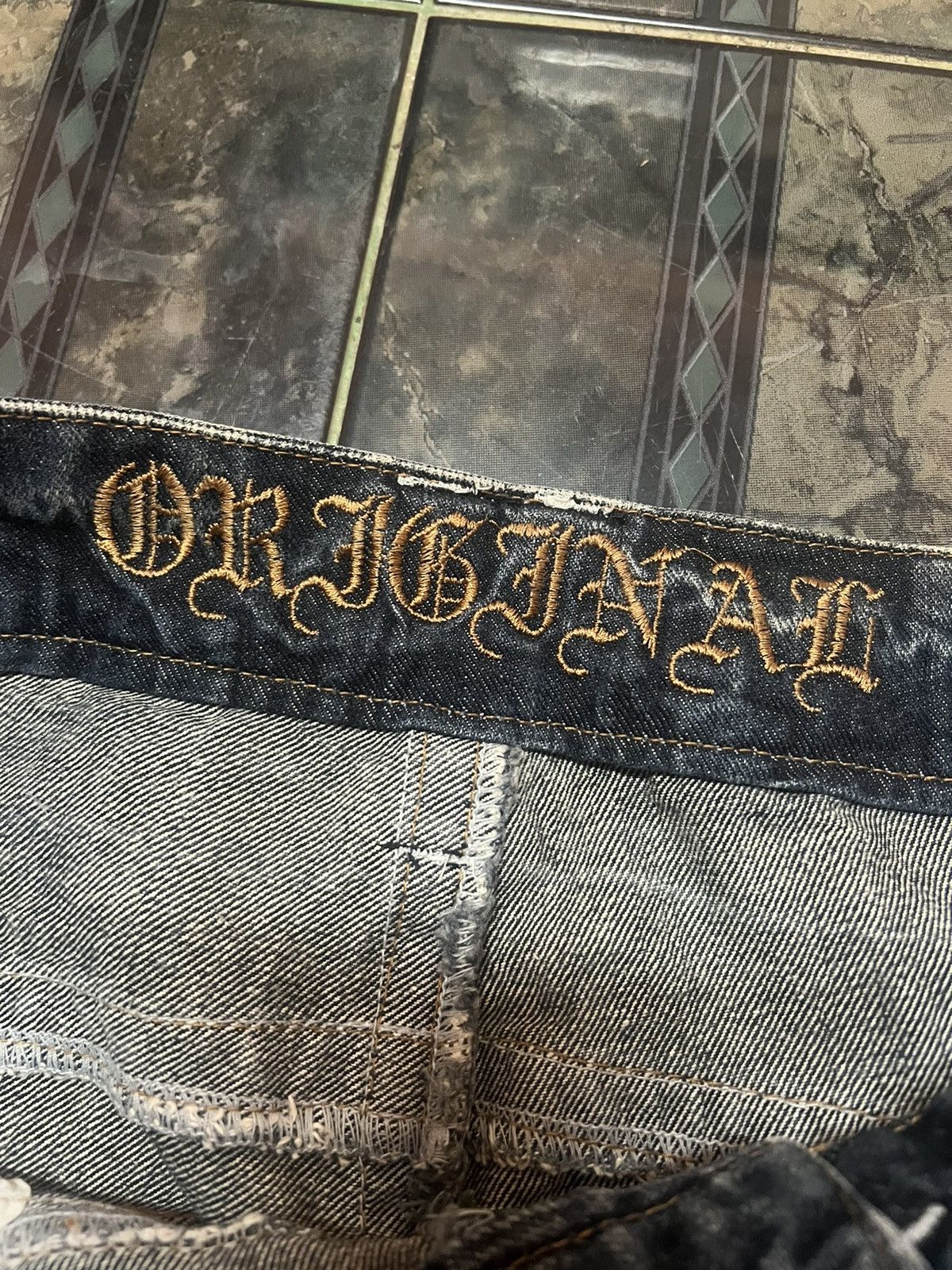 Other FLARED‼️ORIGINAL JEANS RIPPED DISTRESSED DENIM PANT Size US 32 / EU 48 - 9 Thumbnail