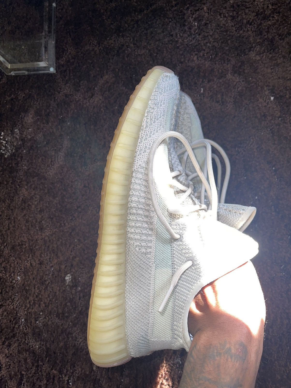 Adidas Yeezy boost 350 V2 natural Size US 12 / EU 45 - 3 Thumbnail