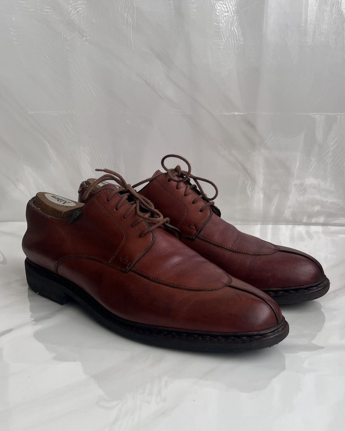 Paraboot Paraboot Avigon Griff brown leather split toe derby shoes Size US 9.5 / EU 42-43 - 1 Thumbnail