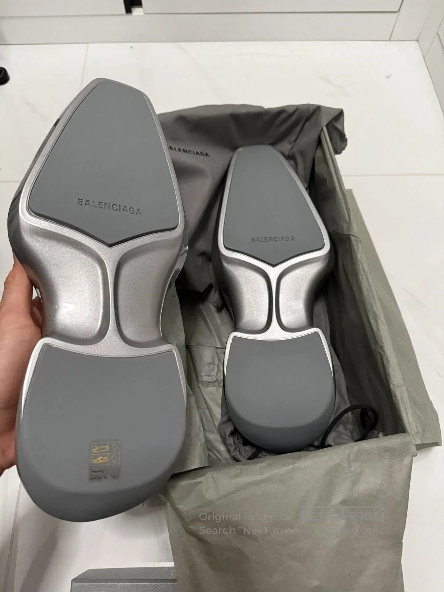 Balenciaga Balenciaga Space Slip. Size US 10 / EU 43 - 6 Thumbnail