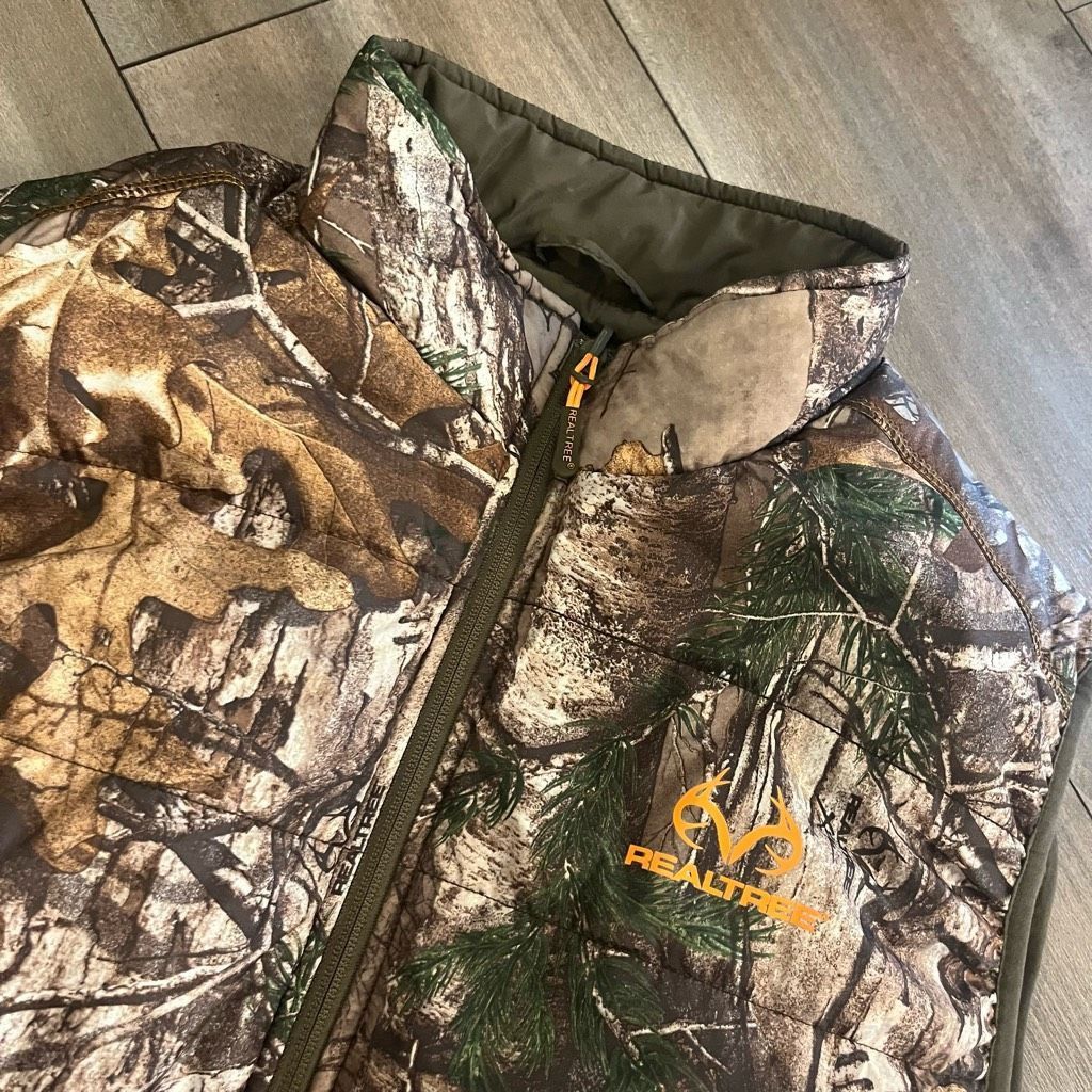 Other Real Tree Green Camo Reversible Vest Men Large Size US L / EU 52-54 / 3 - 3 Thumbnail