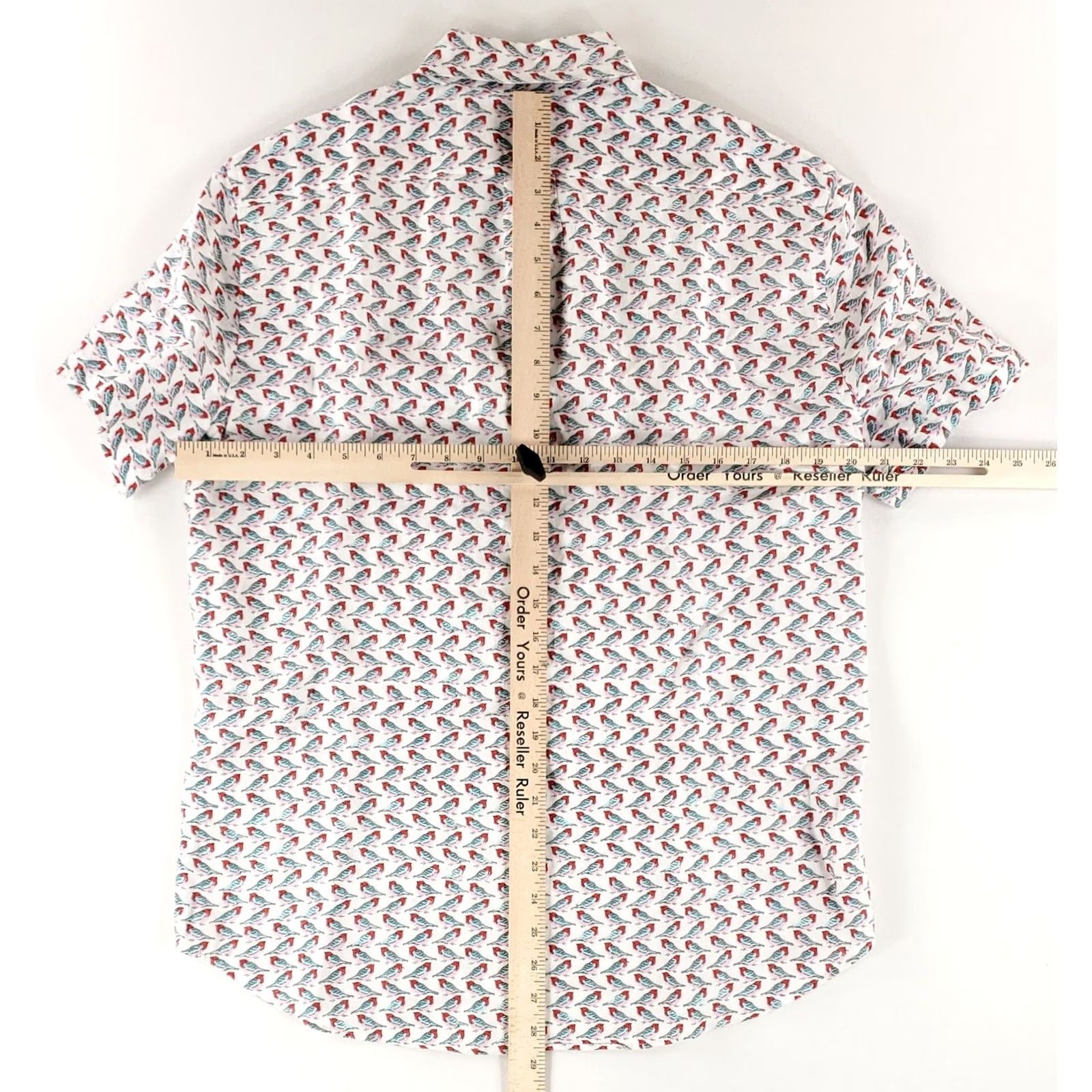 J.Crew J. Crew Shirt Short Sleeve 100% Irish Linen Button Down AOP Birds Mens S Multicolor Size US S / EU 44-46 / 1 - 6 Thumbnail