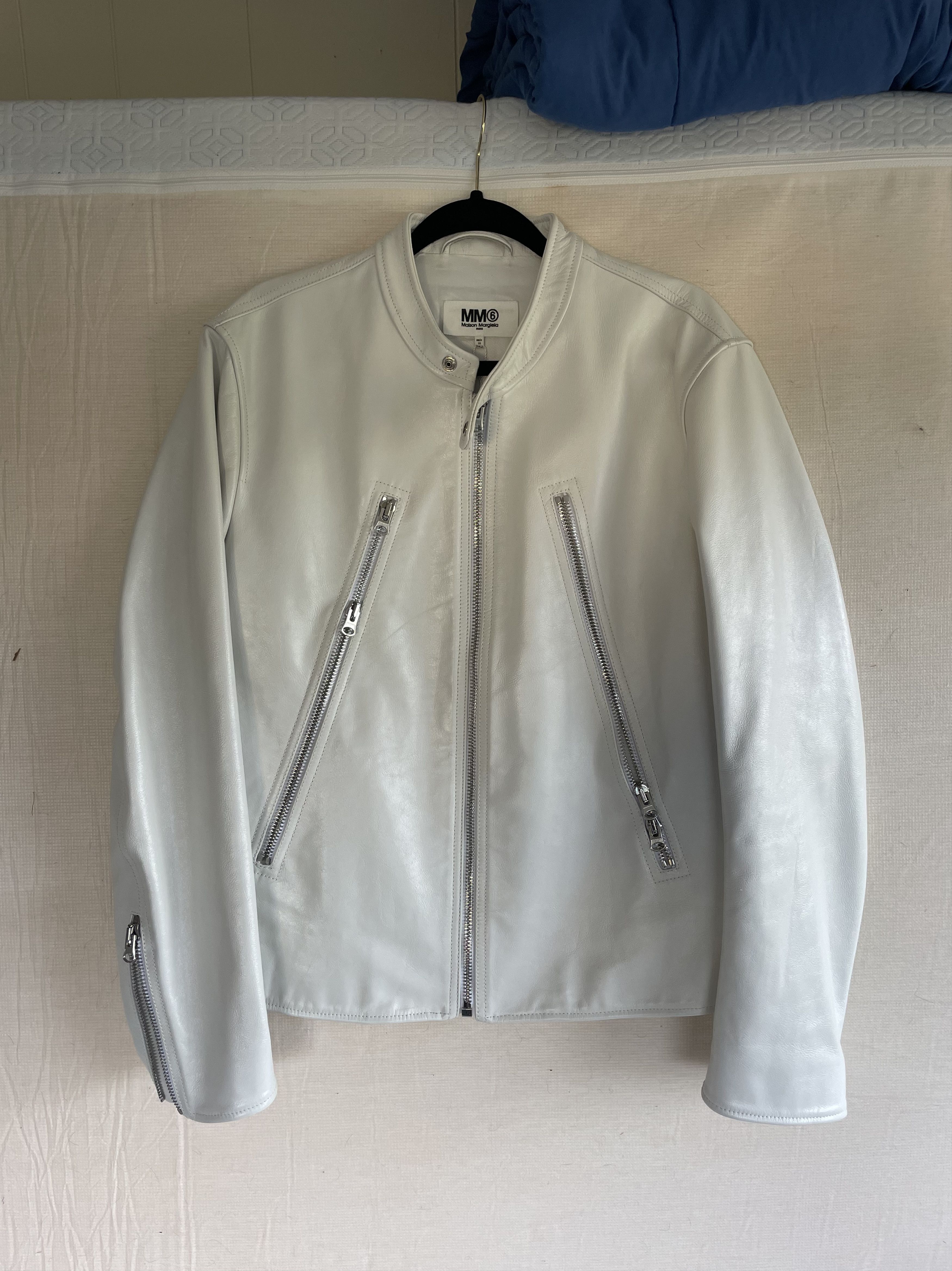 Maison Margiela 5 Zip Leather Jacket | Grailed
