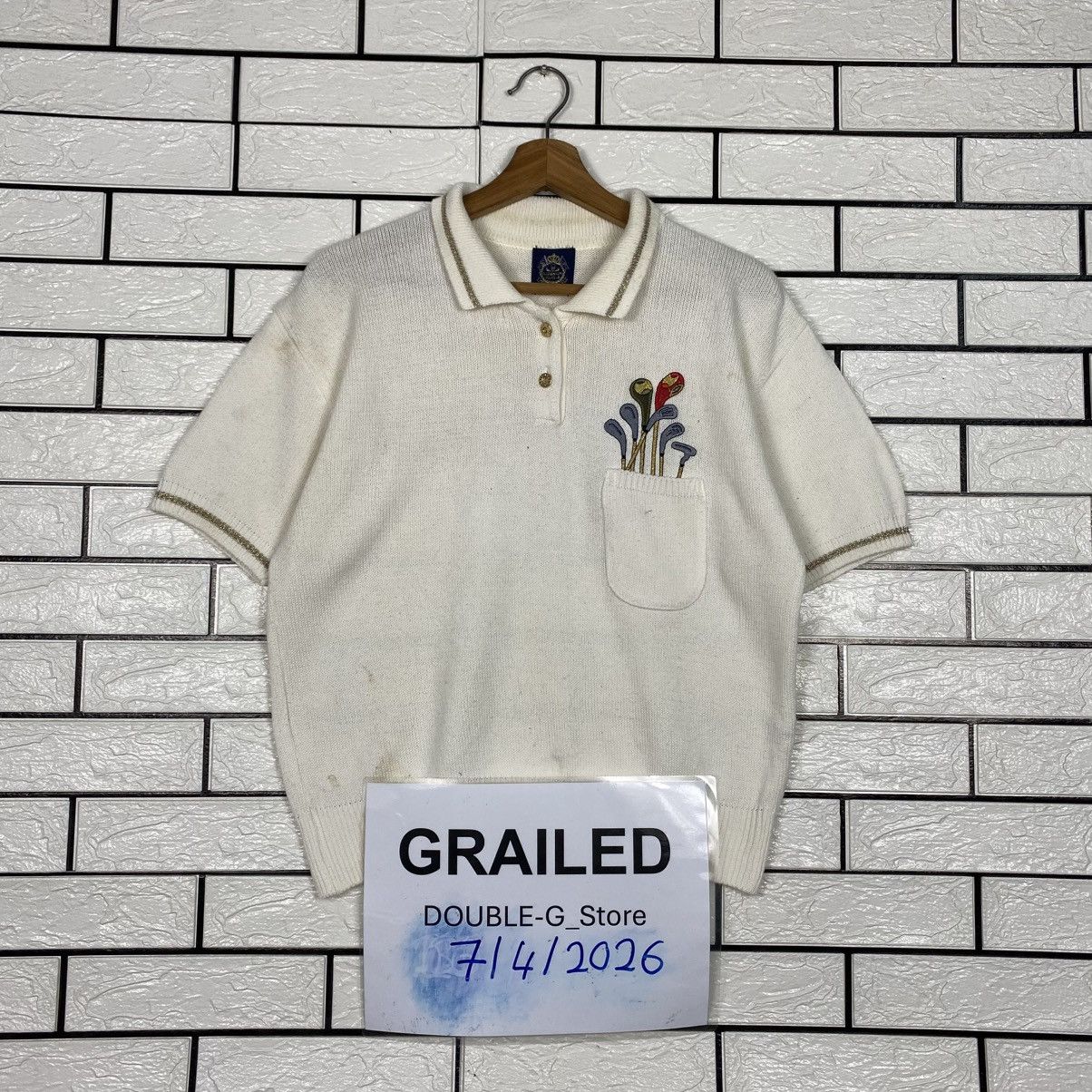 Japanese Brand 📌Florida Key's Golf Club Knit Sweatshirt Size US M / EU 48-50 / 2 - 1 Thumbnail