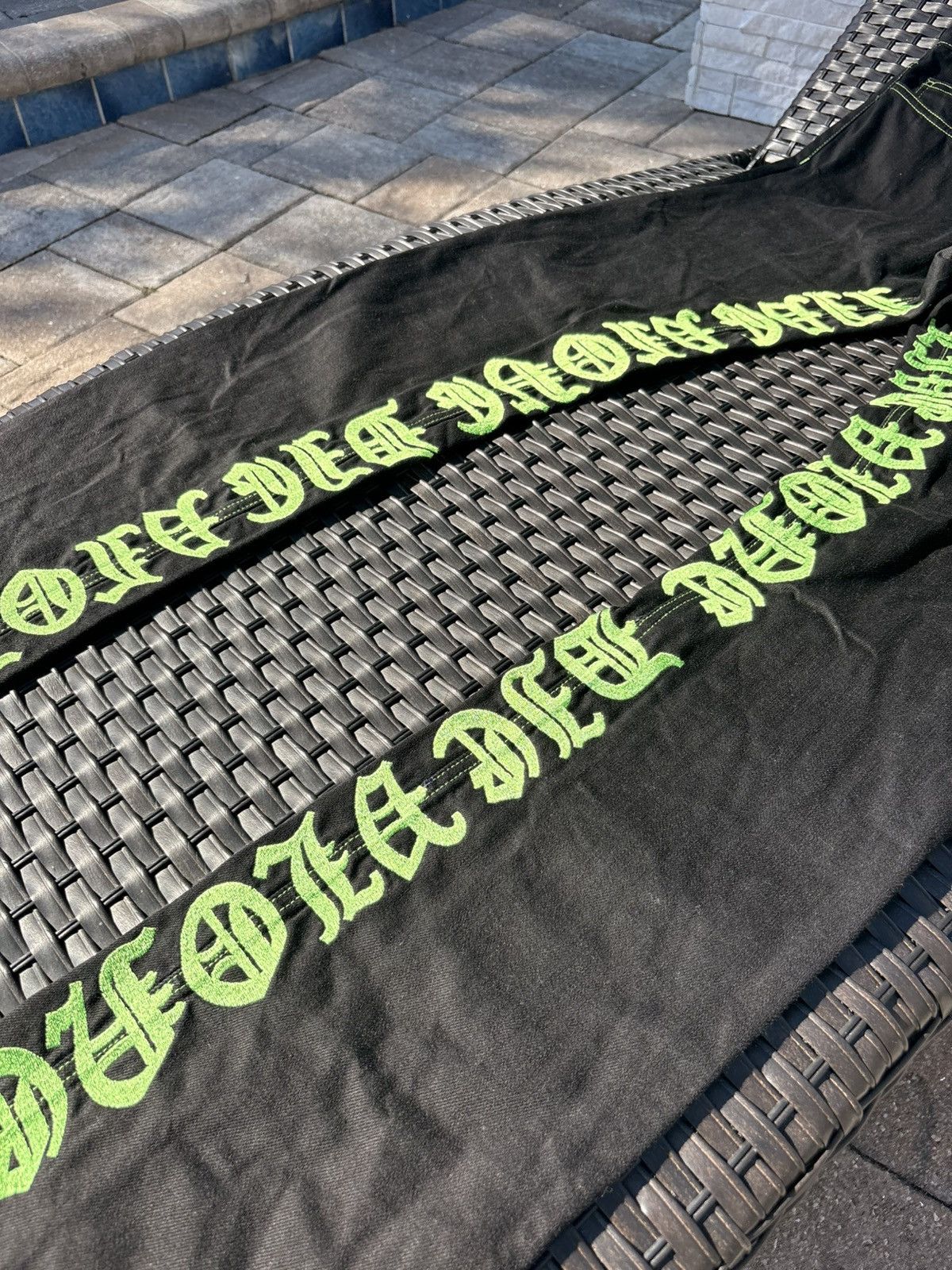 Vlone Vlone Old English Denim Size US 34 / EU 50 - 3 Thumbnail