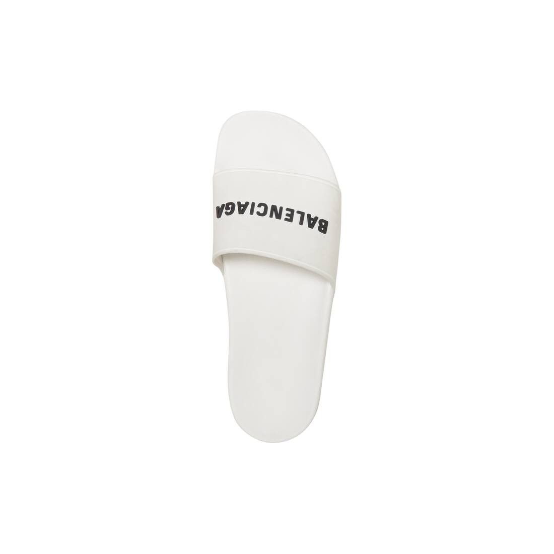 Balenciaga o1la1rc1a0724 Pool Slide Sandal in White Size US 5.5 / EU 38 - 5 Thumbnail