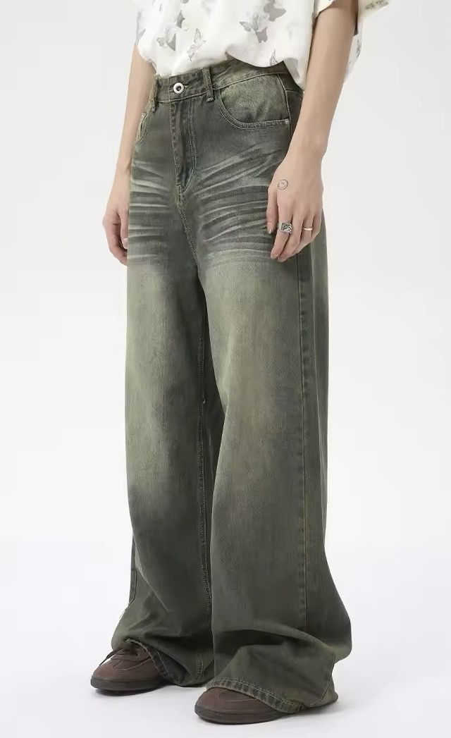 Jean Wide Leg Jeans Size US 33 - 2 Thumbnail