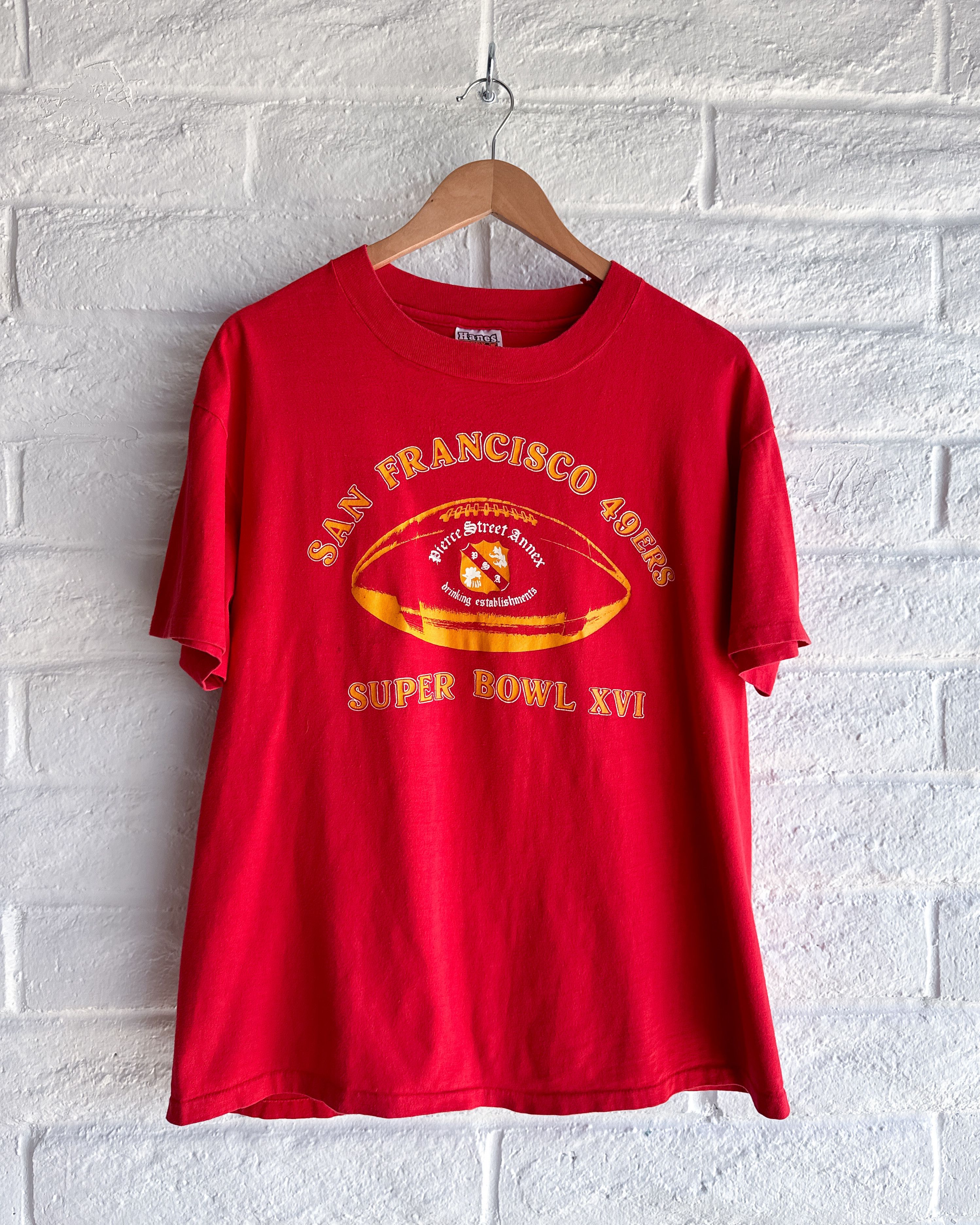 Vintage Vintage 1980s San Francisco 49ers Super Bowl XVI T Shirt XL Size US XL / EU 56 / 4 - 1 Thumbnail
