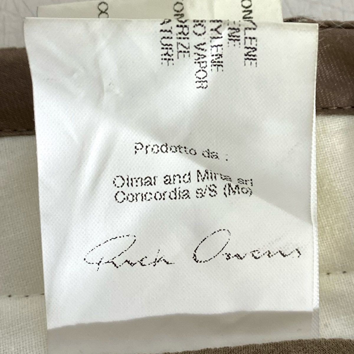 Rick Owens Pantalon RO 7331 /C 0044 Bronze Rick Owens (Olmar & Mirta) Size US 26 / EU 42 - 8 Thumbnail